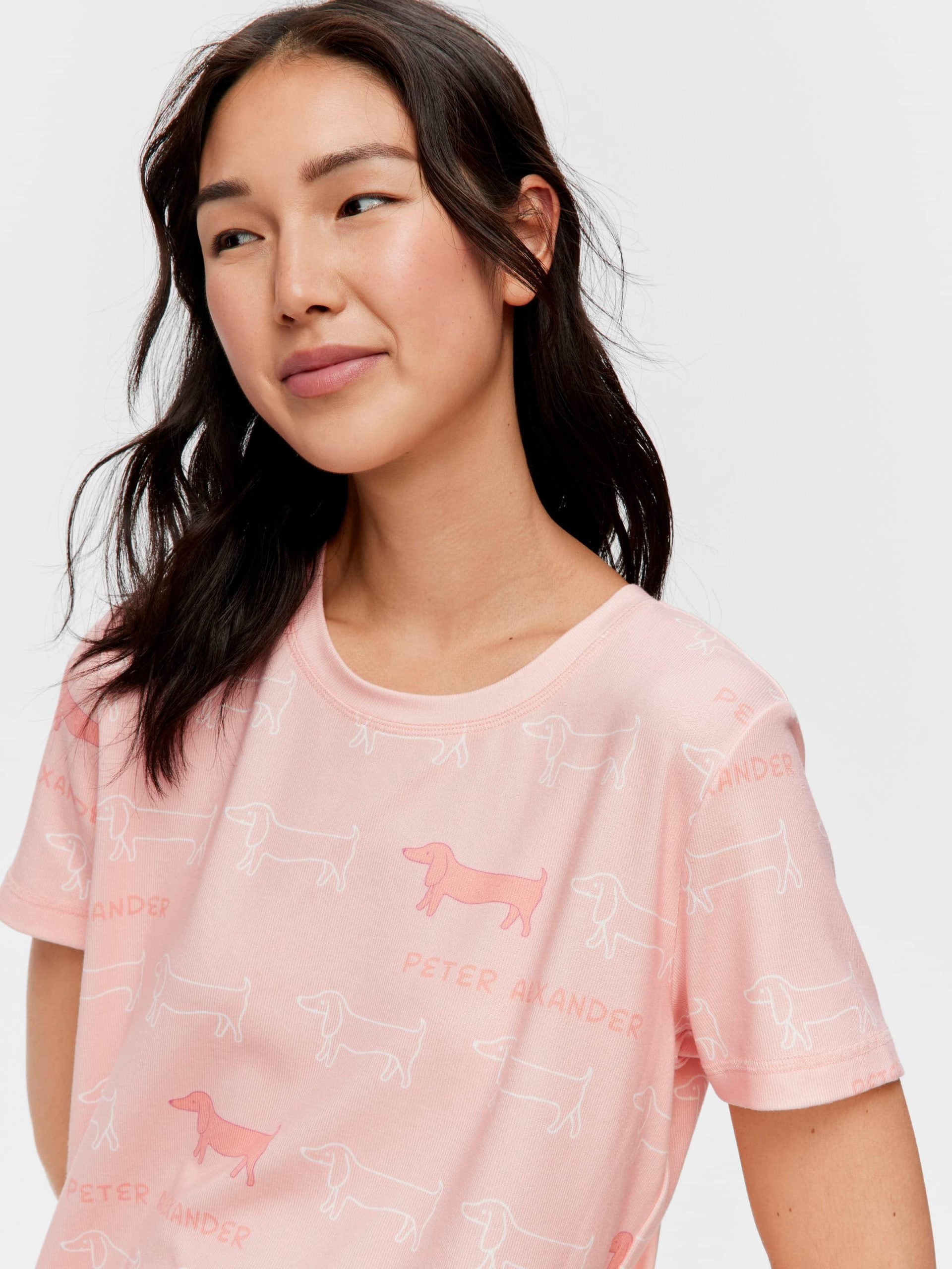 Plush Peach Penny Tee multi