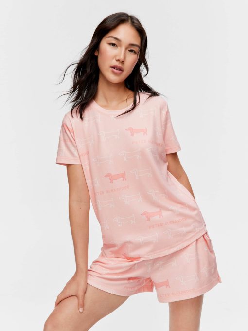 Plush Peach Penny Tee multi