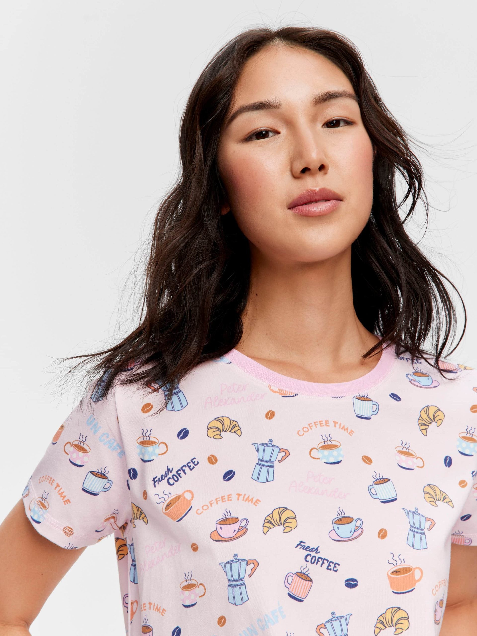 Breakfast Shortie Pj Set multi