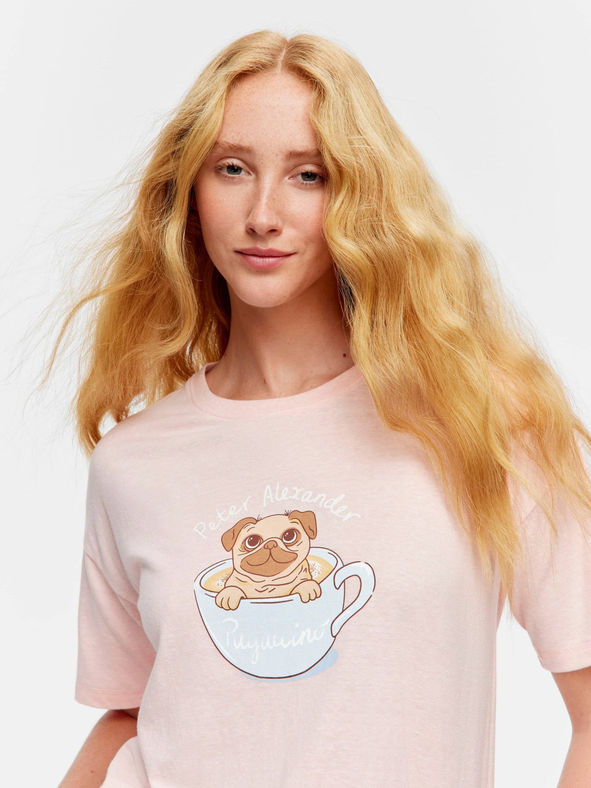 Pug In A Mug Shortie Pj Set multi