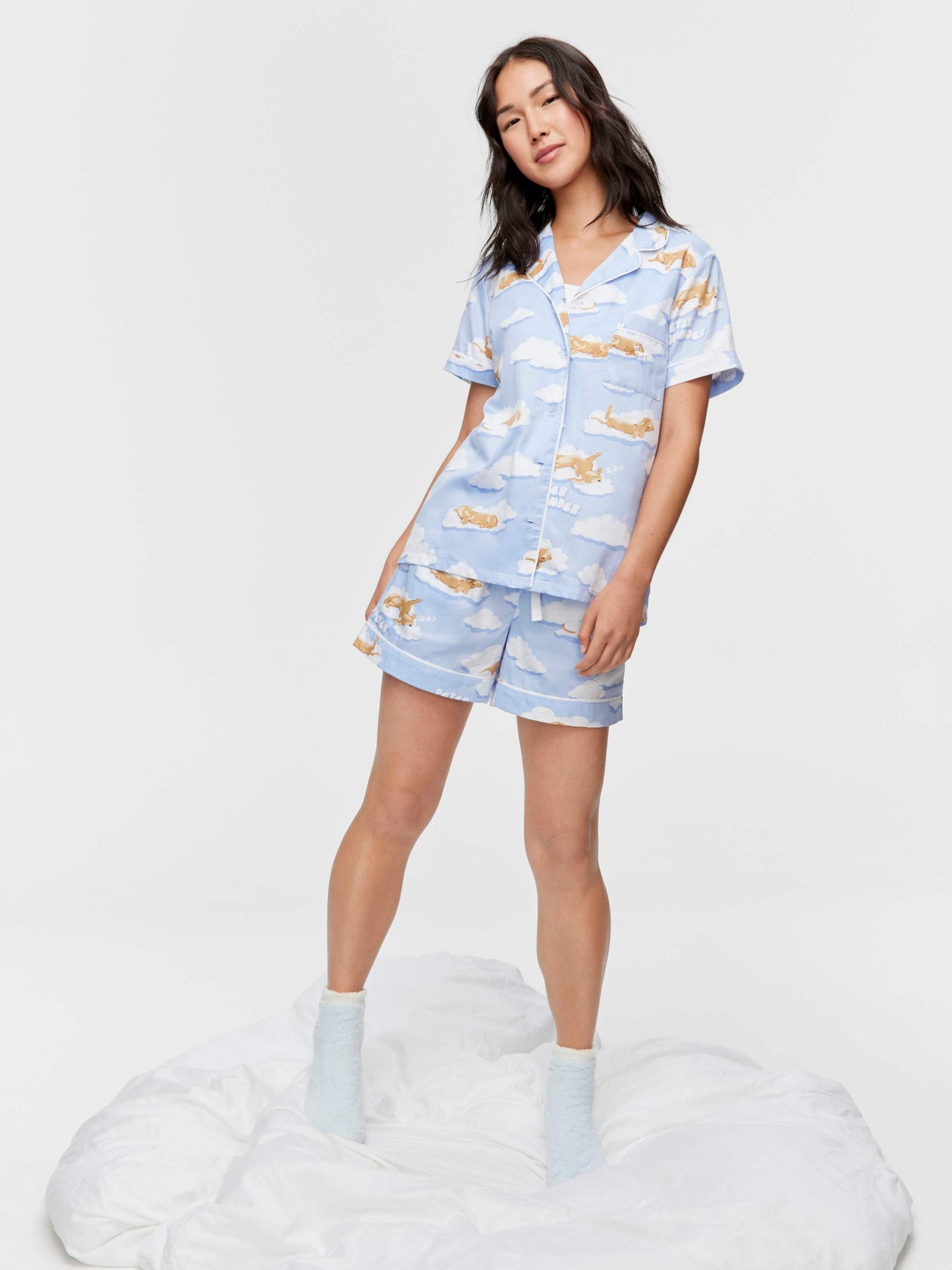 Penny On Cloud Shortie Pj Set multi