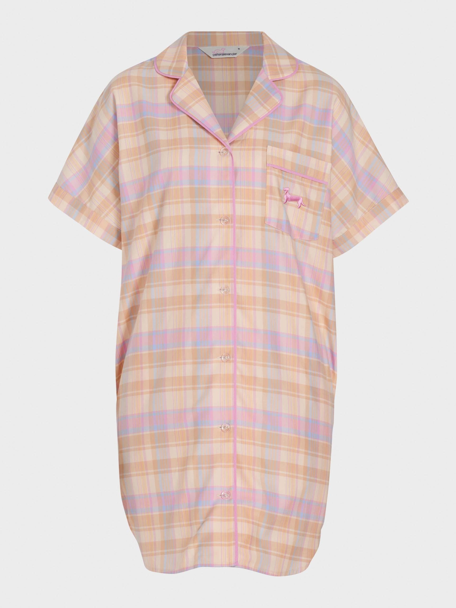 Toffee Check Nightshirt multi