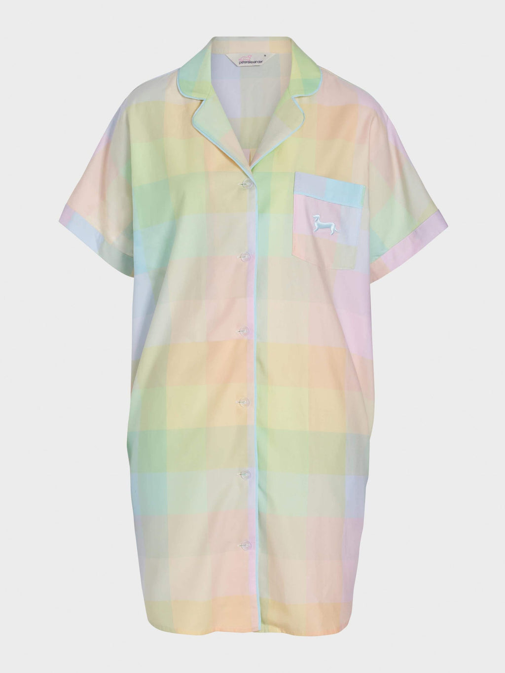 Rainbow Check Nightshirt multi