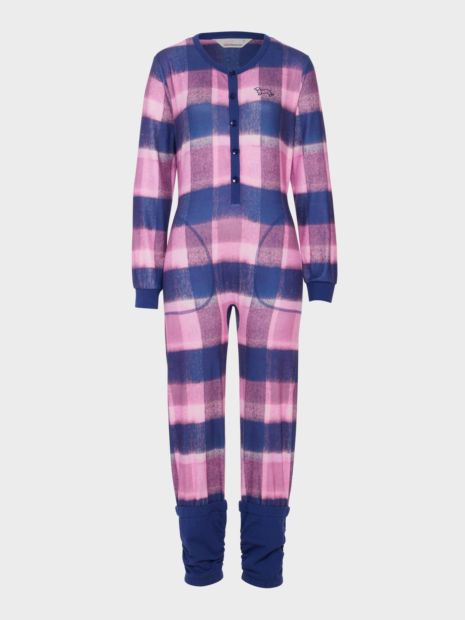 Plush Check Legwarmer Jumpsuit multi