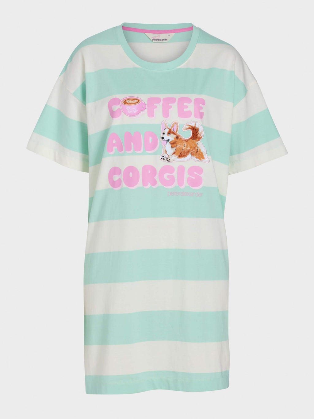 Coffee & Corgis Sleep Tee multi