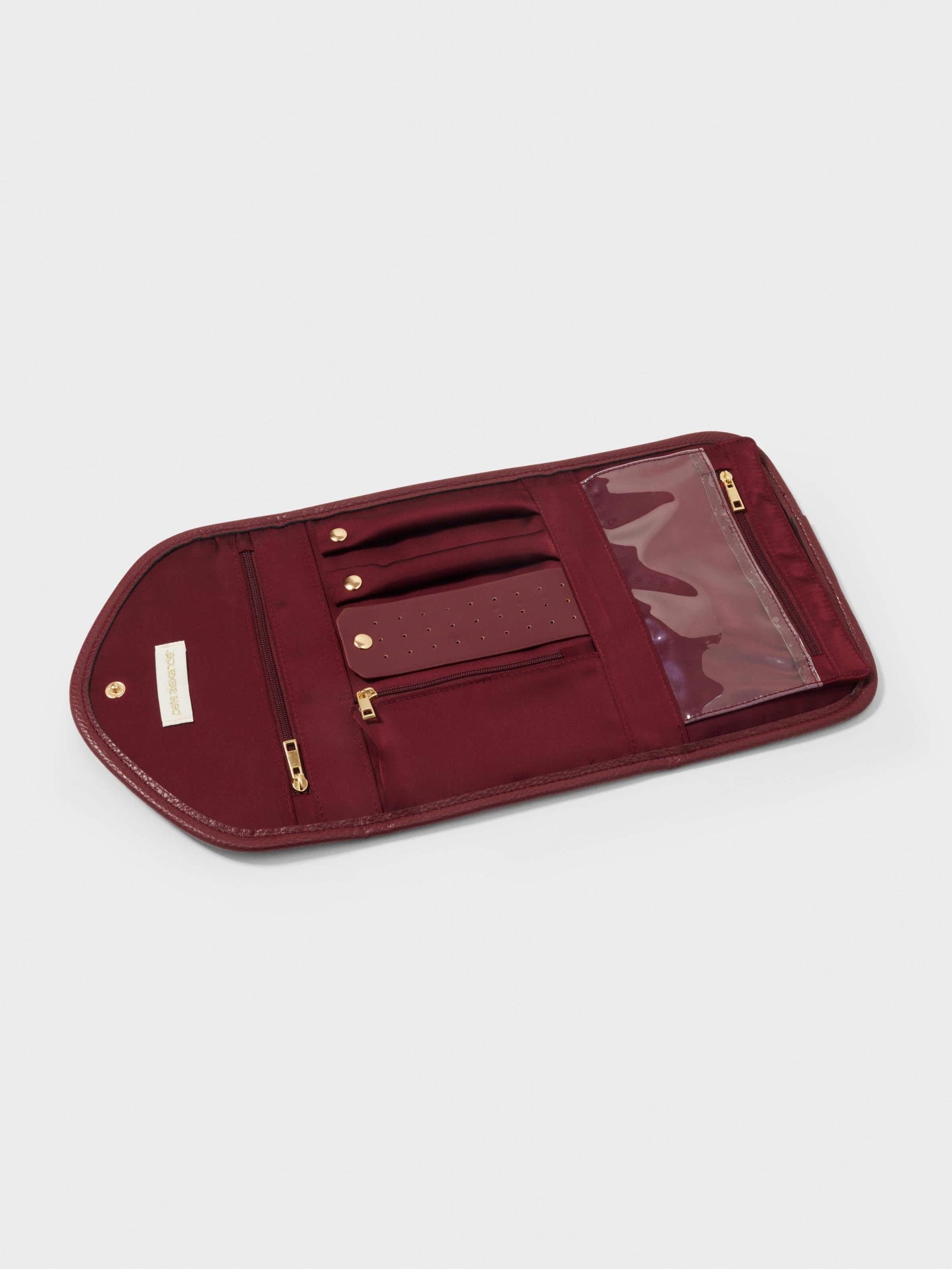 Burgundy Jewellery Wallet burgundy