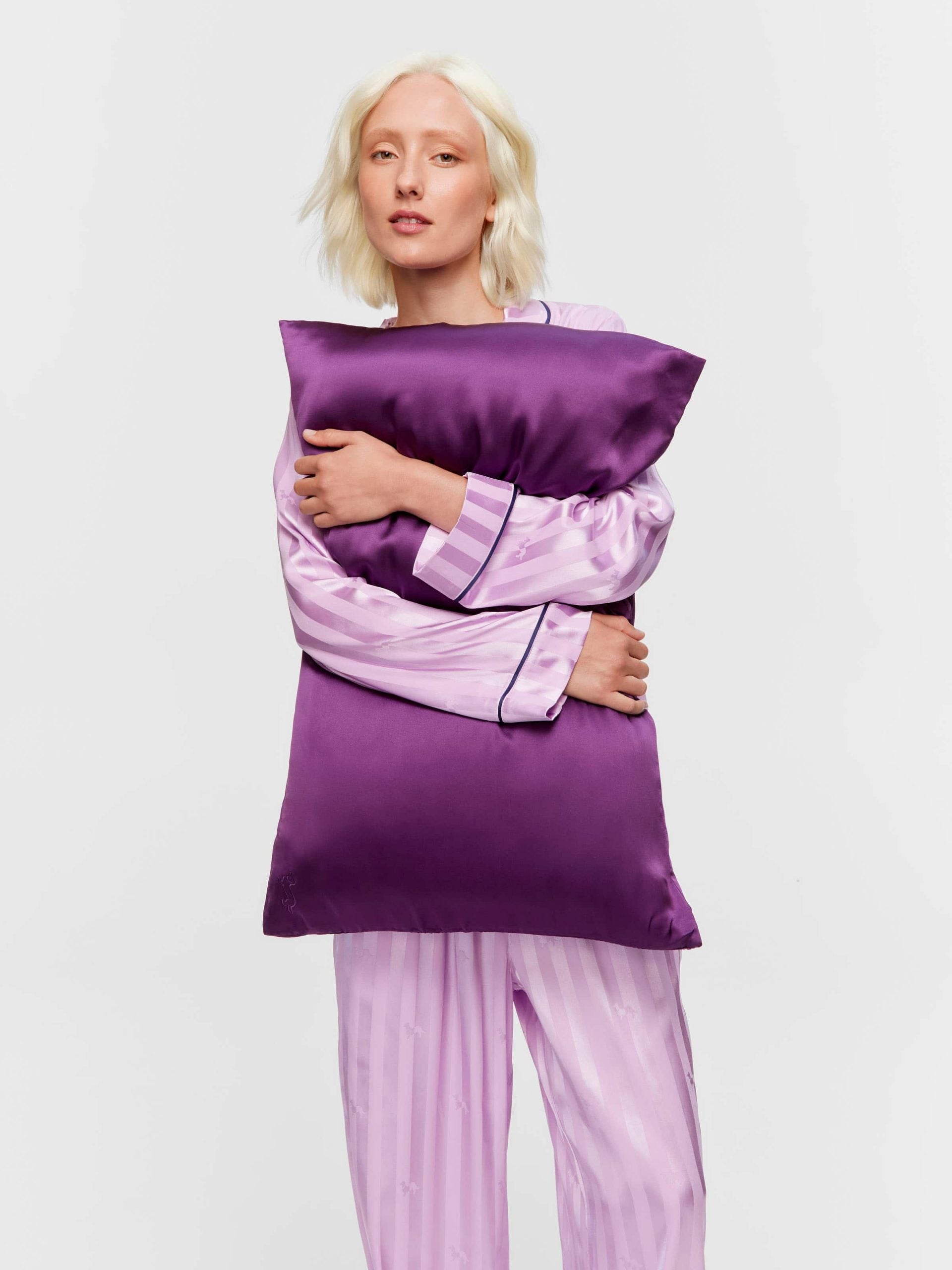 Silk Plum Pillow Case plum