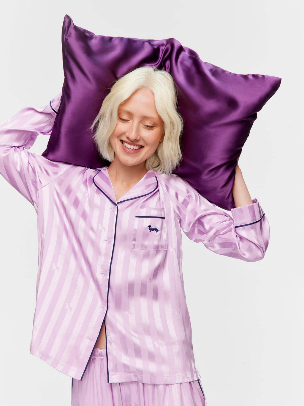 Silk Plum Pillow Case plum