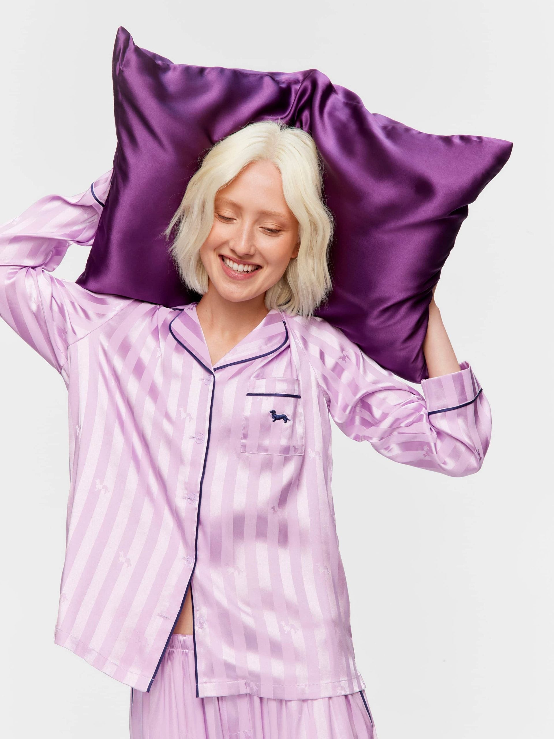 Silk Plum Pillow Case plum