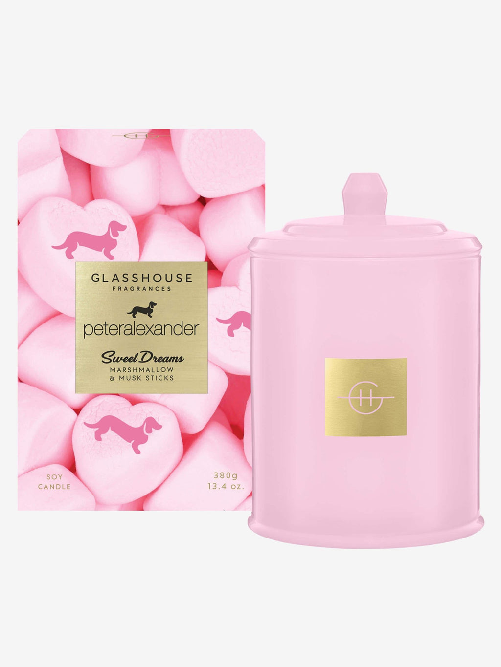 Glasshouse Fragrances Limited Edition Sweet Dreams 380G Candle multi