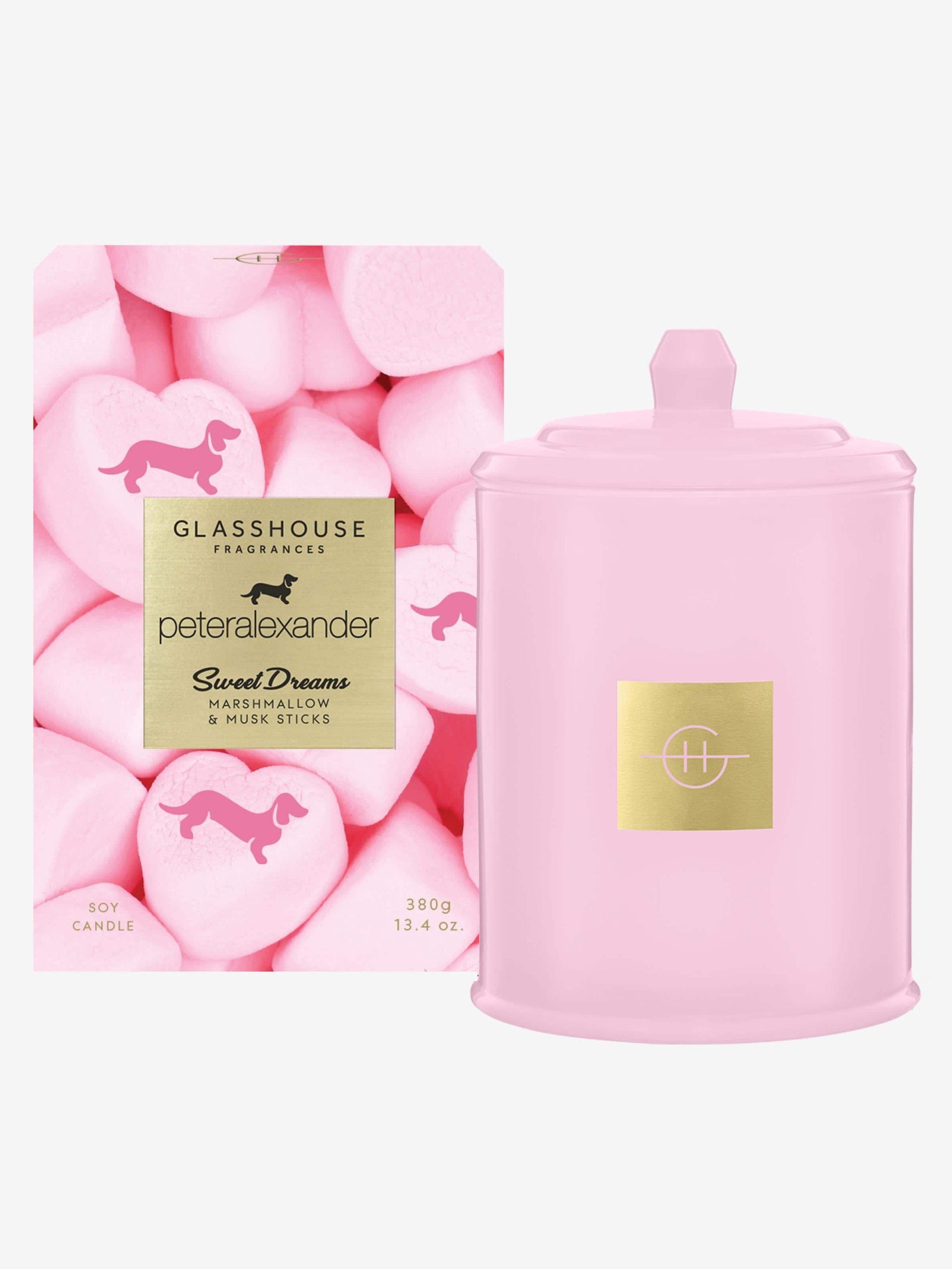 Glasshouse Fragrances Limited Edition Sweet Dreams 380G Candle multi