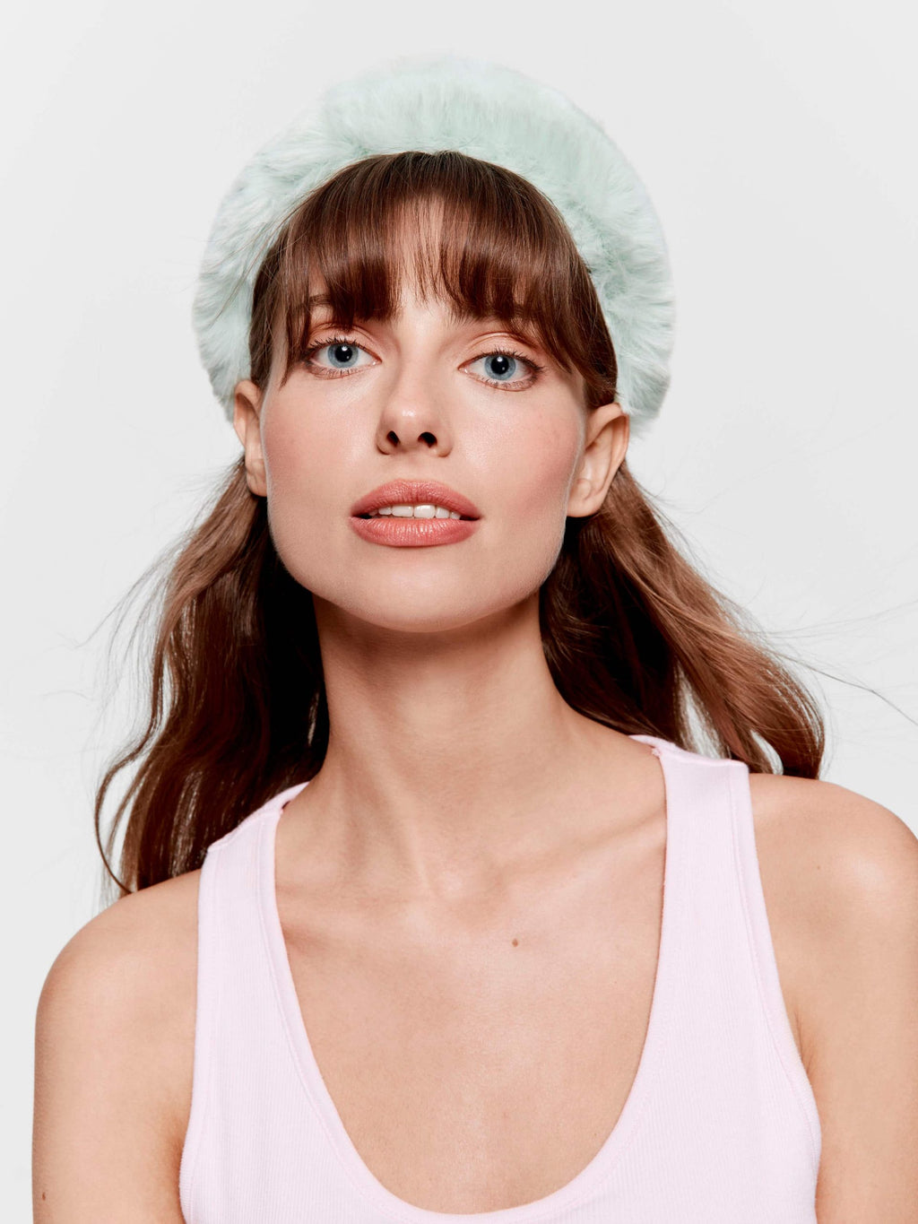 Fur Head Band mint