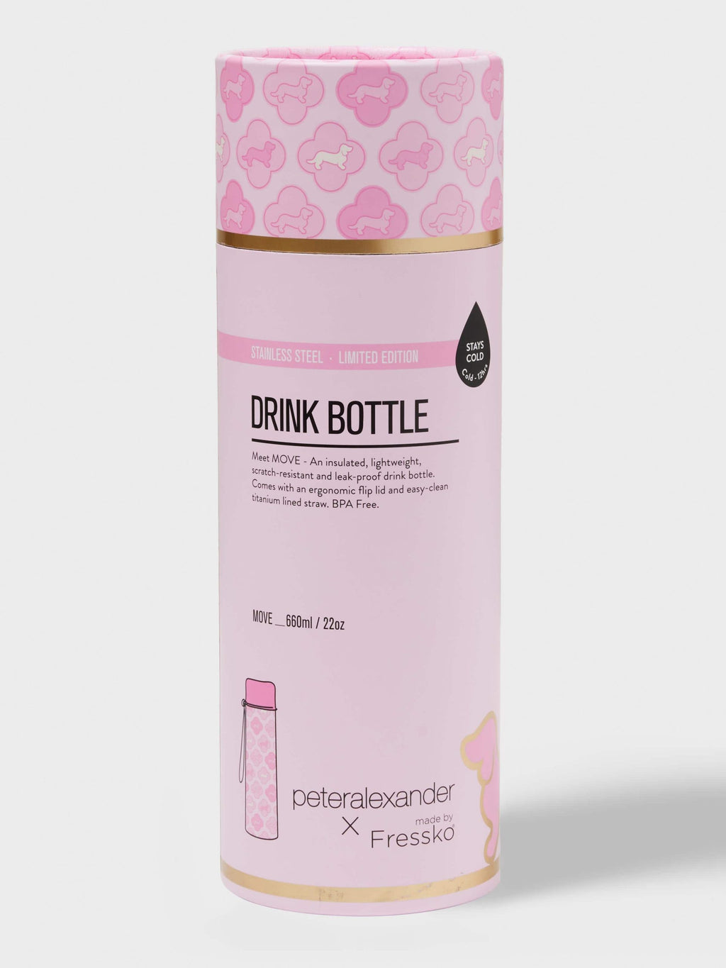 Pink Penny Drink Bottle multi