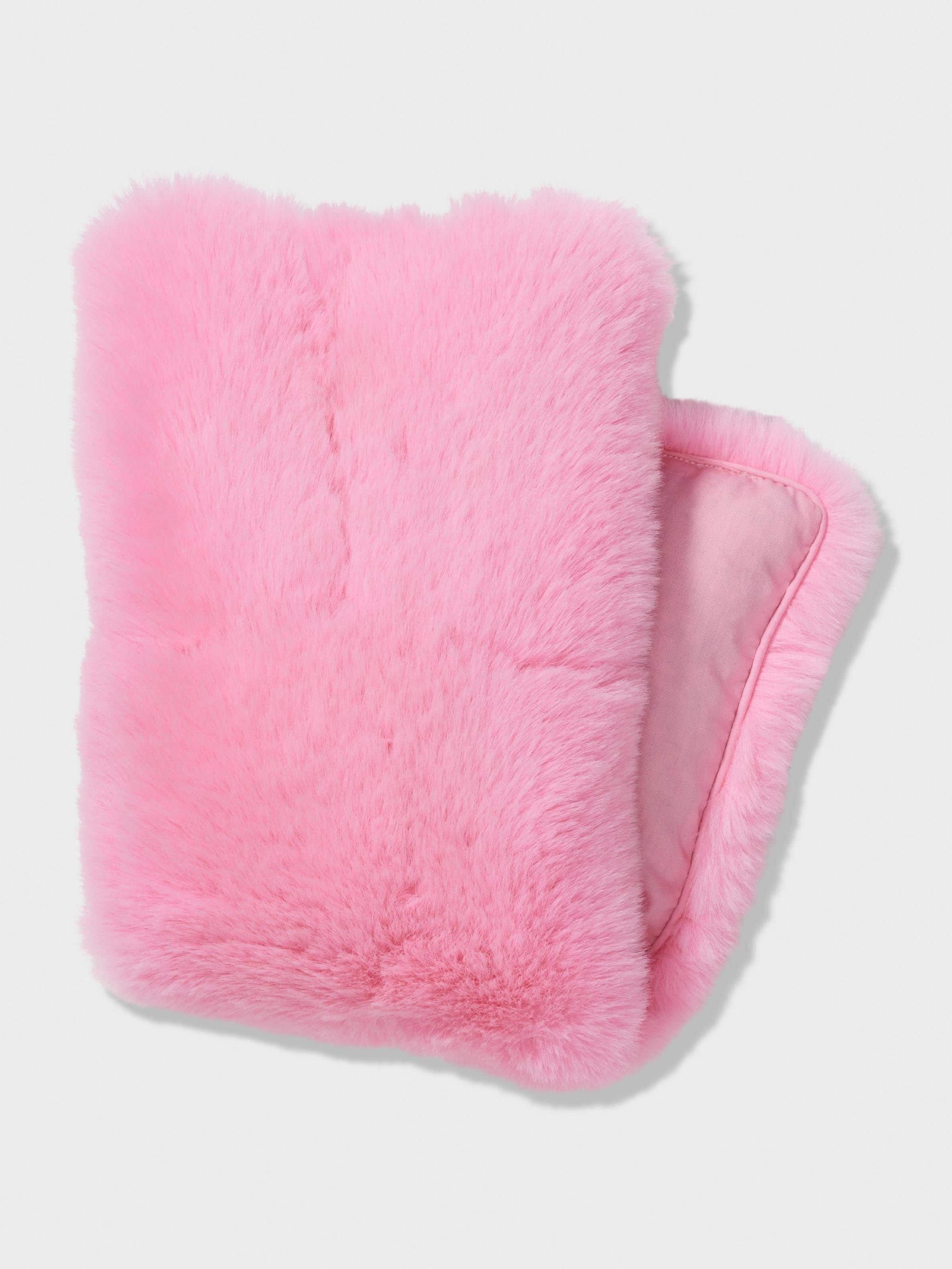 Pink Fur Heat Pillow pink