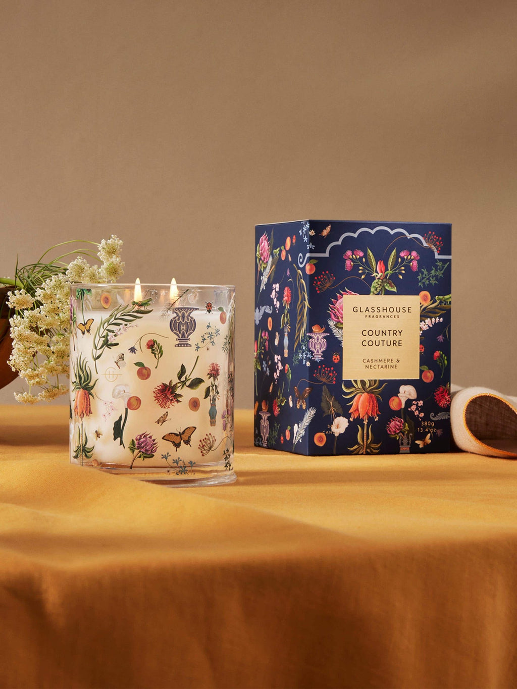 Glasshouse Fragrances Limited Edition Country Couture 380G Candle multi