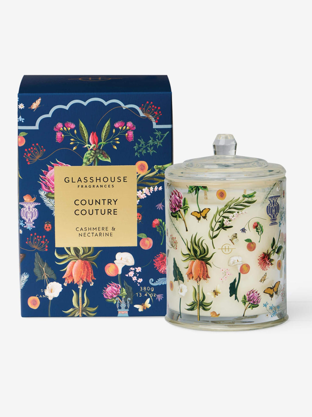 Glasshouse Fragrances Limited Edition Country Couture 380G Candle multi