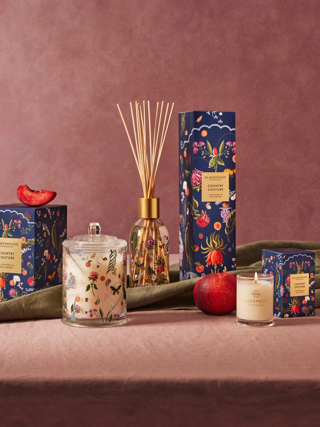 Glasshouse Fragrances Limited Edition Country Couture Candle 60G multi