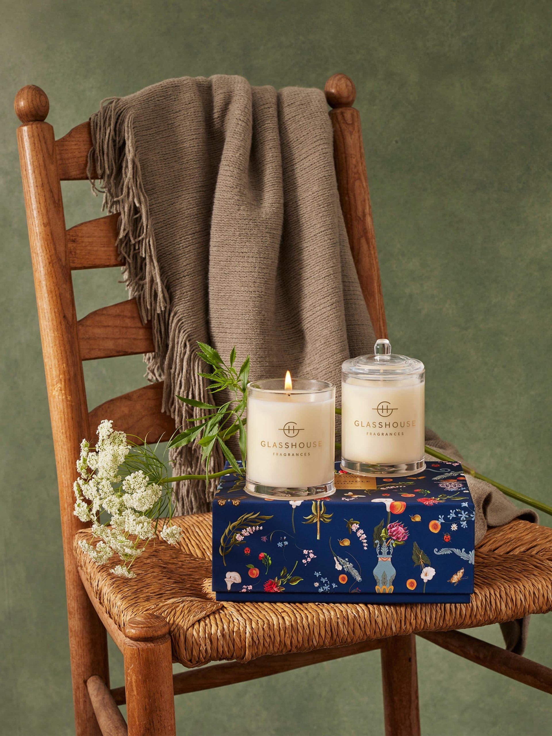 Glasshouse Fragrances Limited Edition Candle Duo Set multi