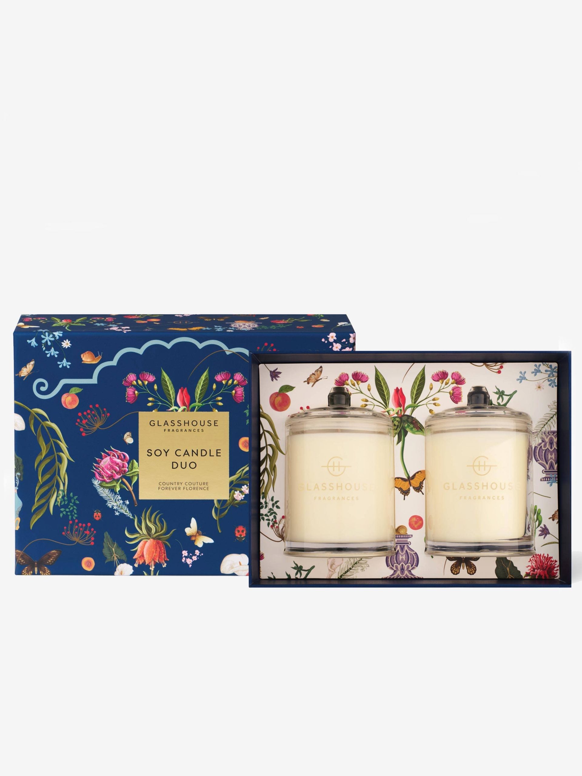 Glasshouse Fragrances Limited Edition Candle Duo Set multi
