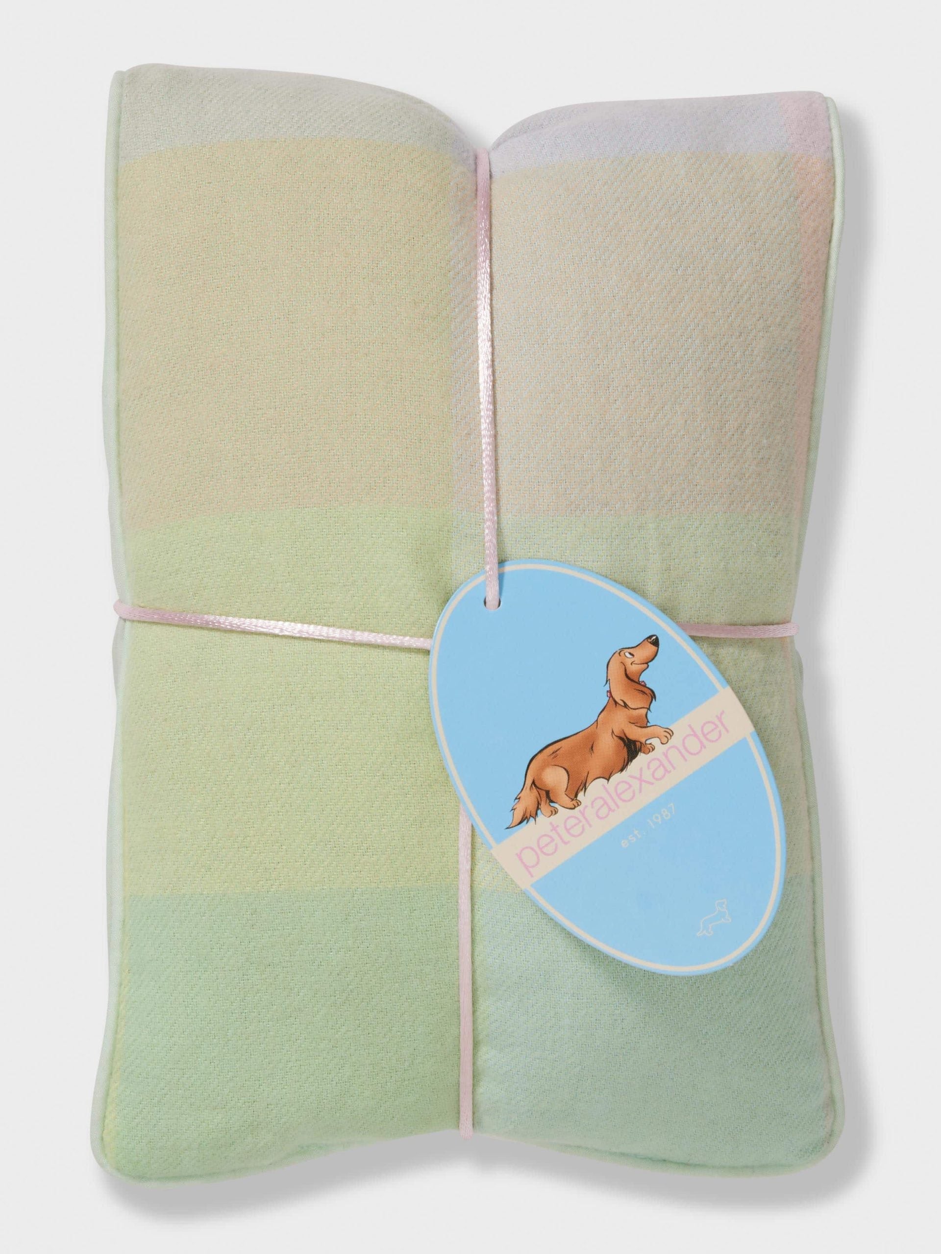 Coloured Check Heat Pillow multi