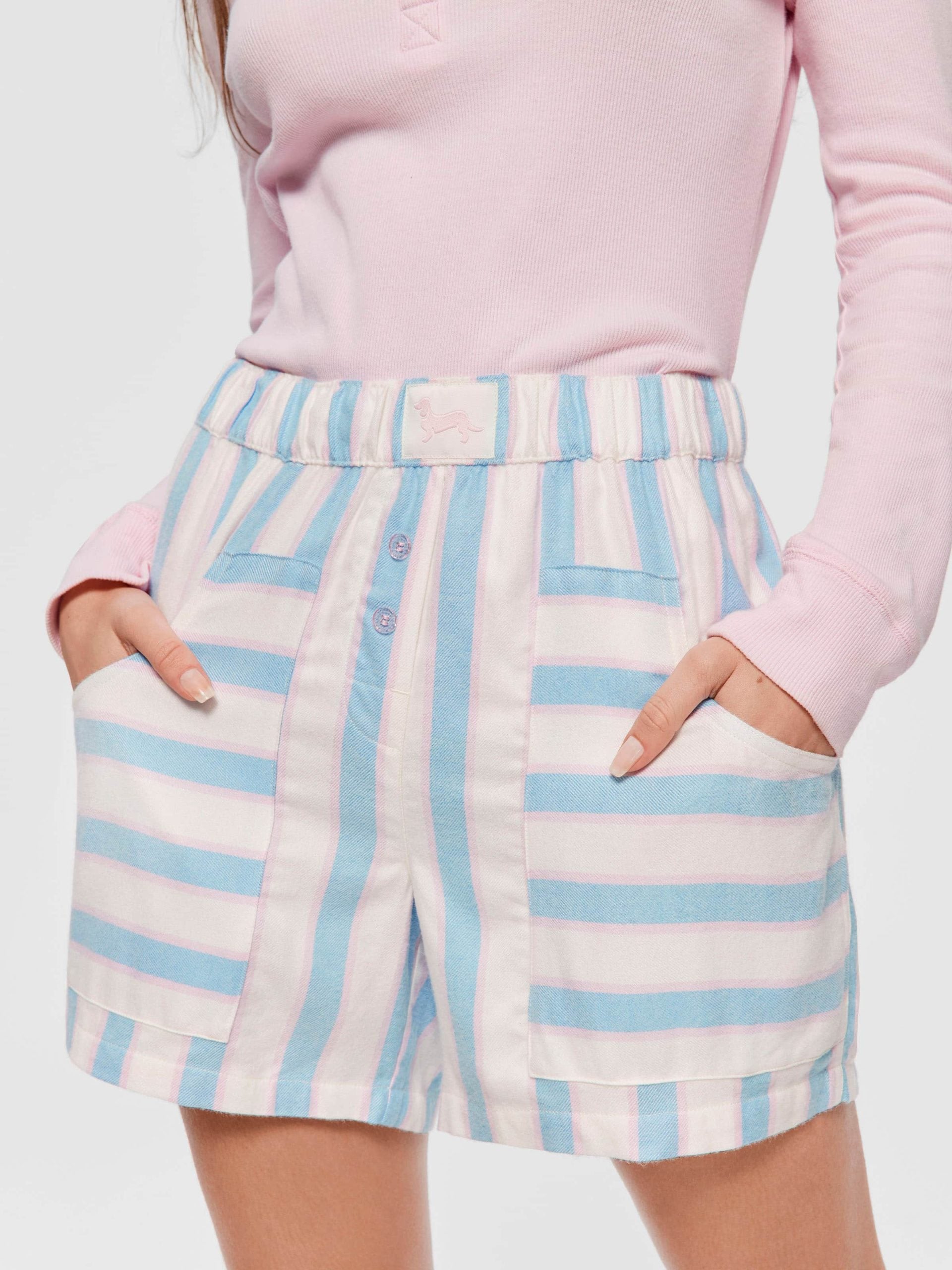 Blue Stripe Long Boxer Short multi