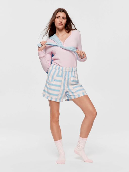 Blue Stripe Long Boxer Short multi