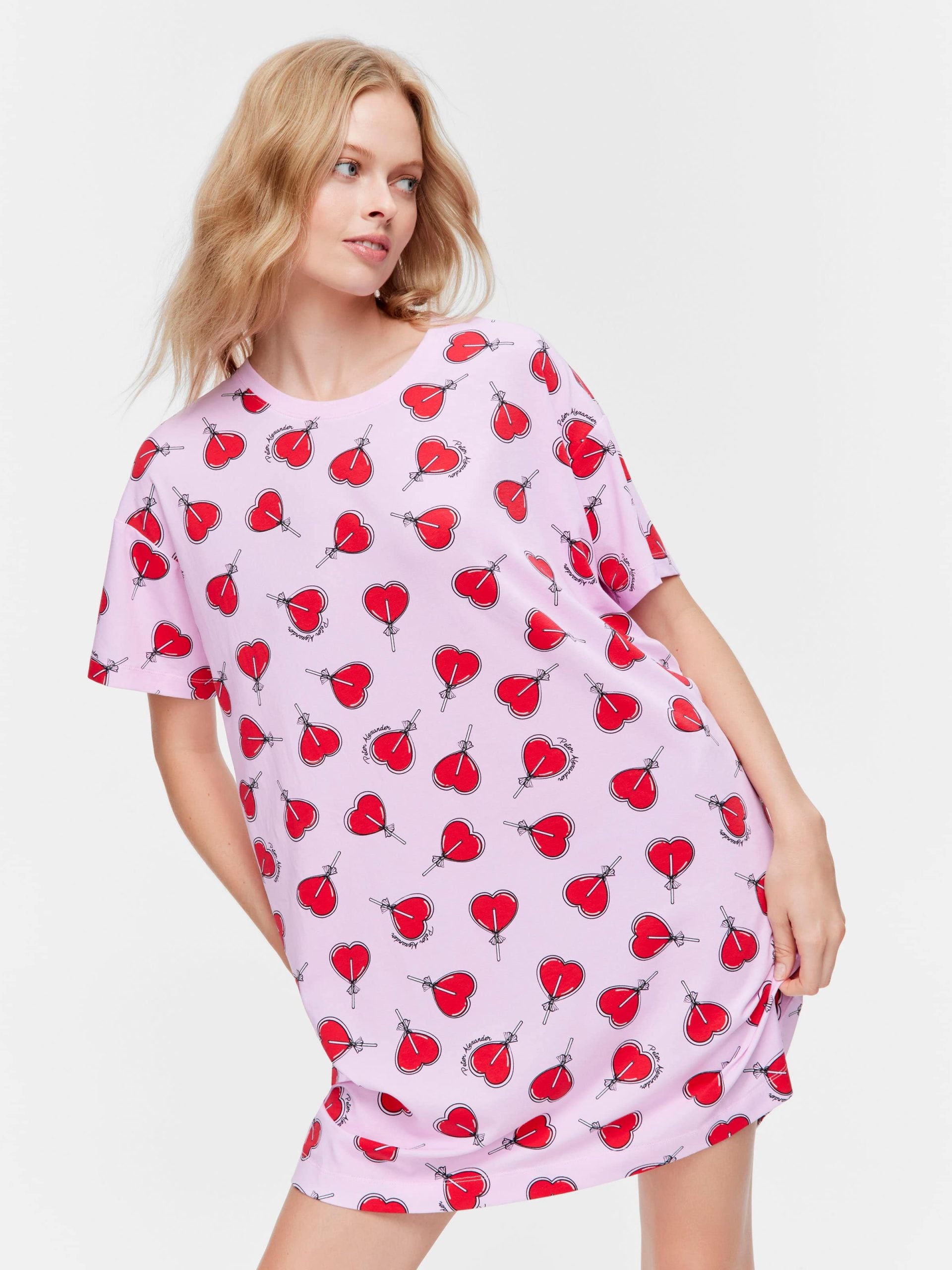 Heart Lollipop Sleep Tee multi