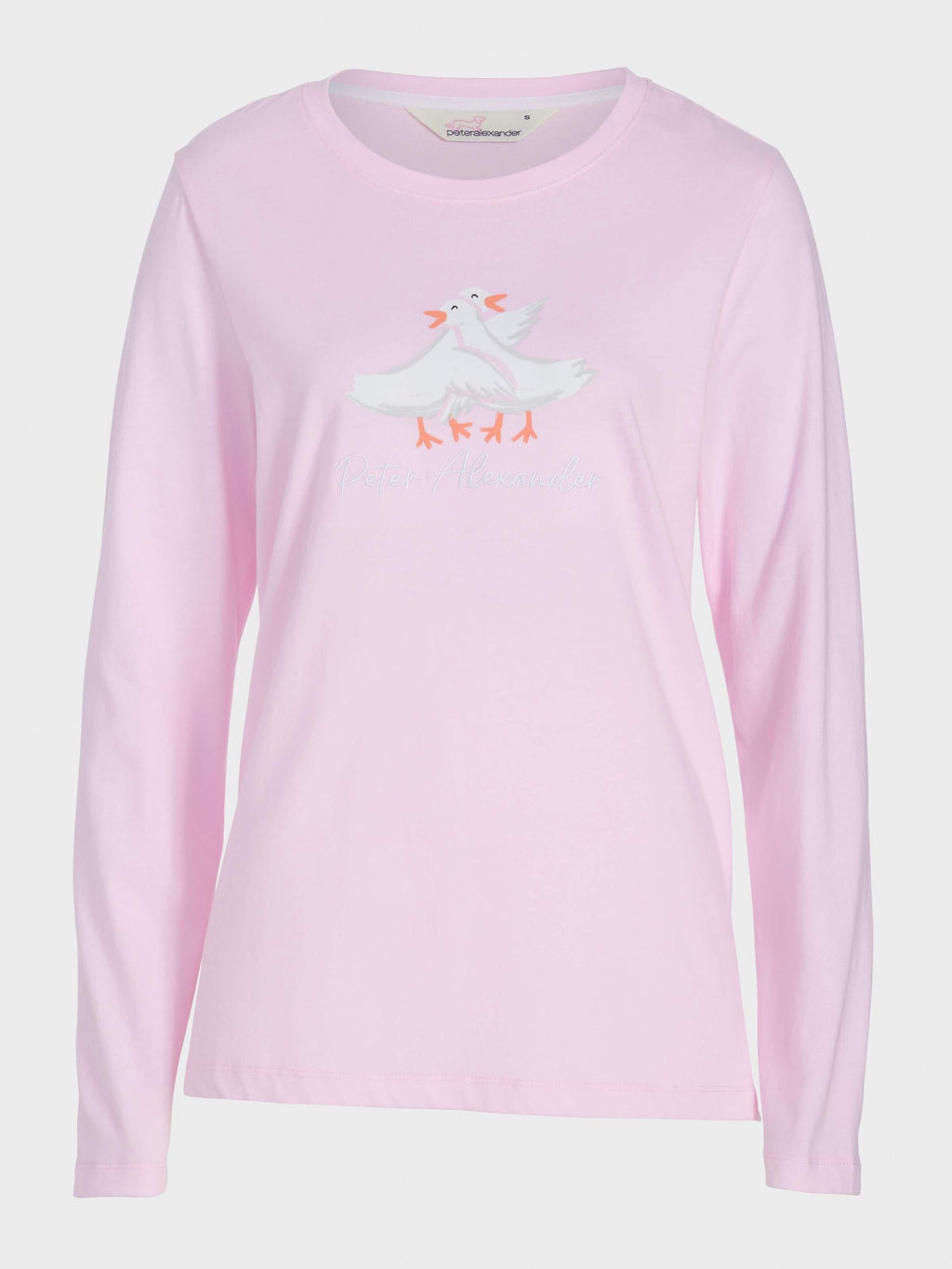 Geese Long Sleeve Top pink