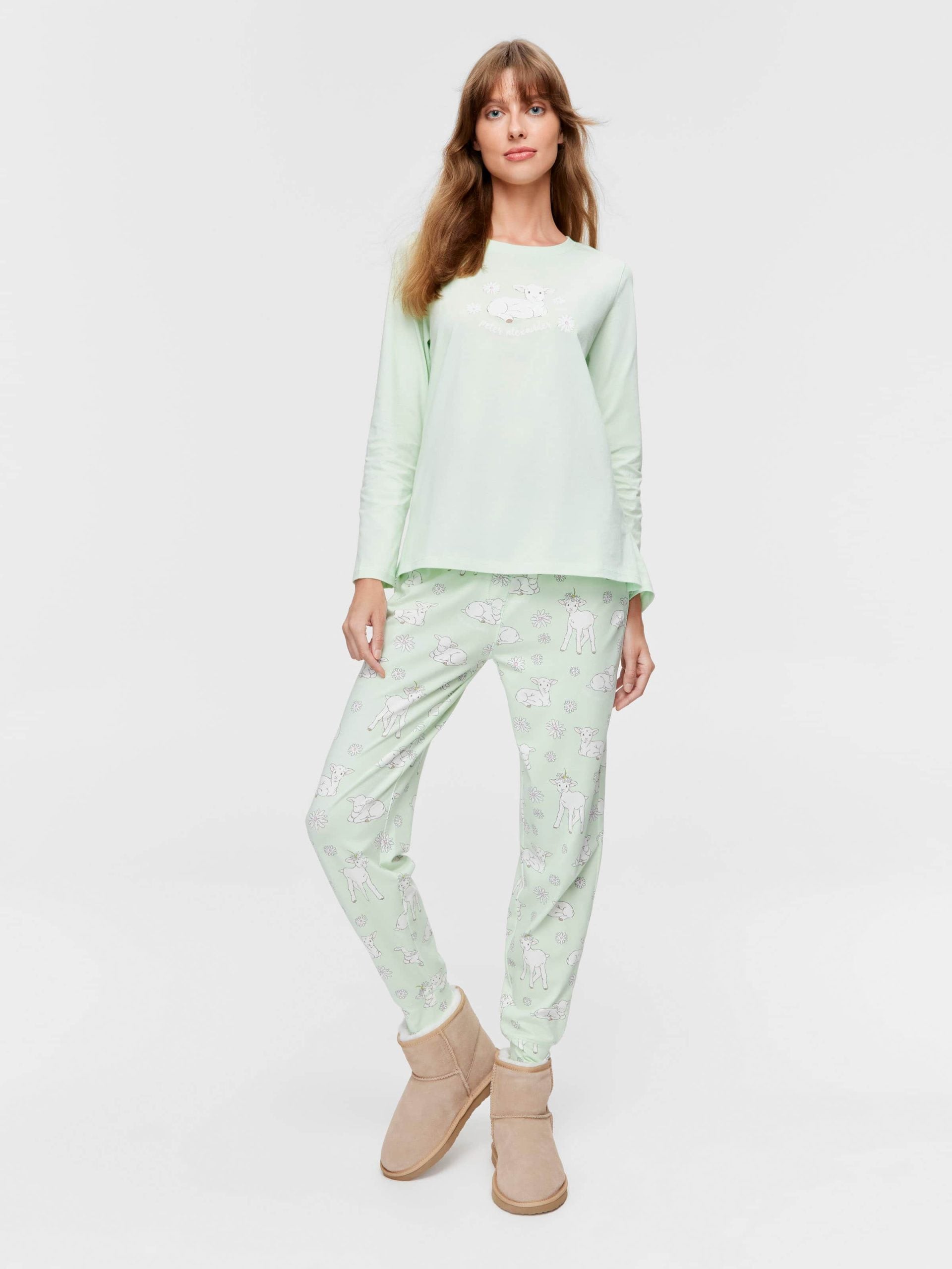 Lamb Long Sleeve Top green