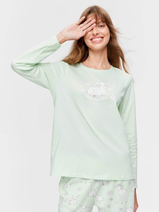 Lamb Long Sleeve Top green