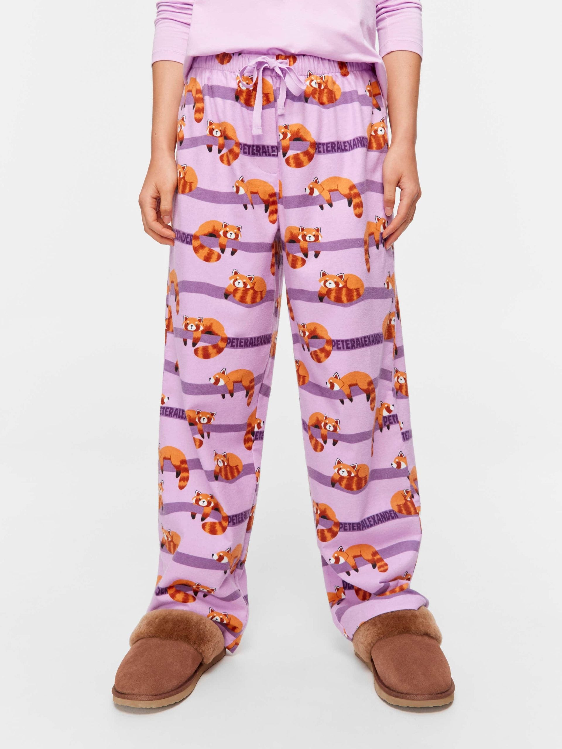 Red Panda Classic Flannelette Pj Pant multi