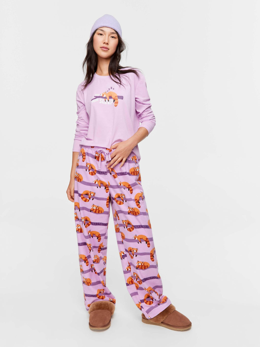 Red Panda Classic Flannelette Pj Pant multi