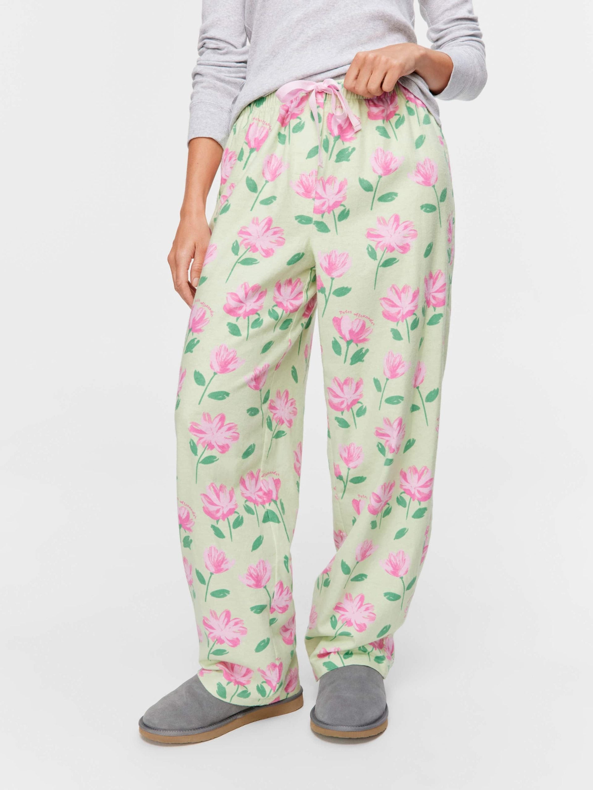 Floral Classic Flannelette Pj Pant multi