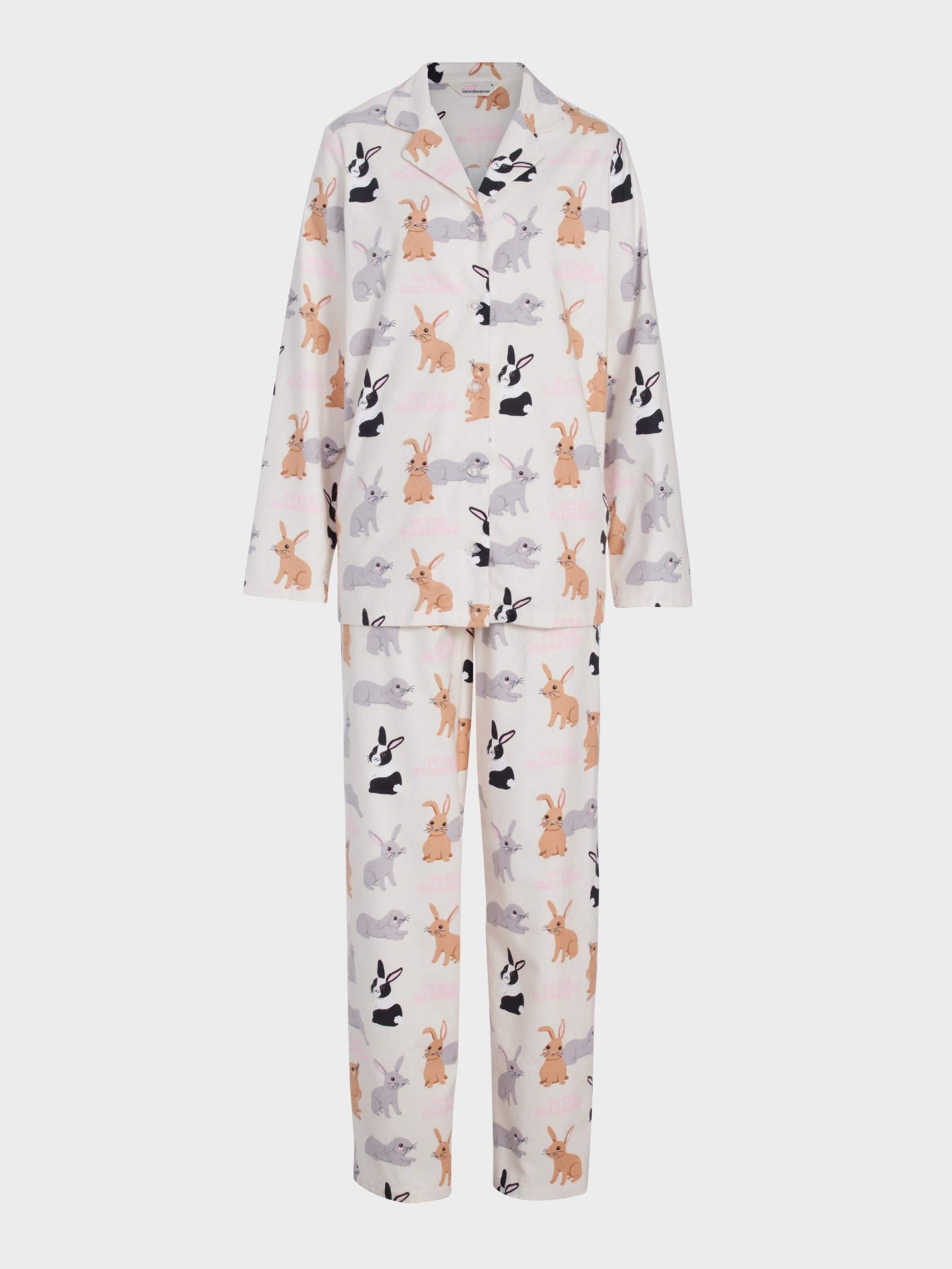 Bunnies Classic Flannelette Pj Set multi