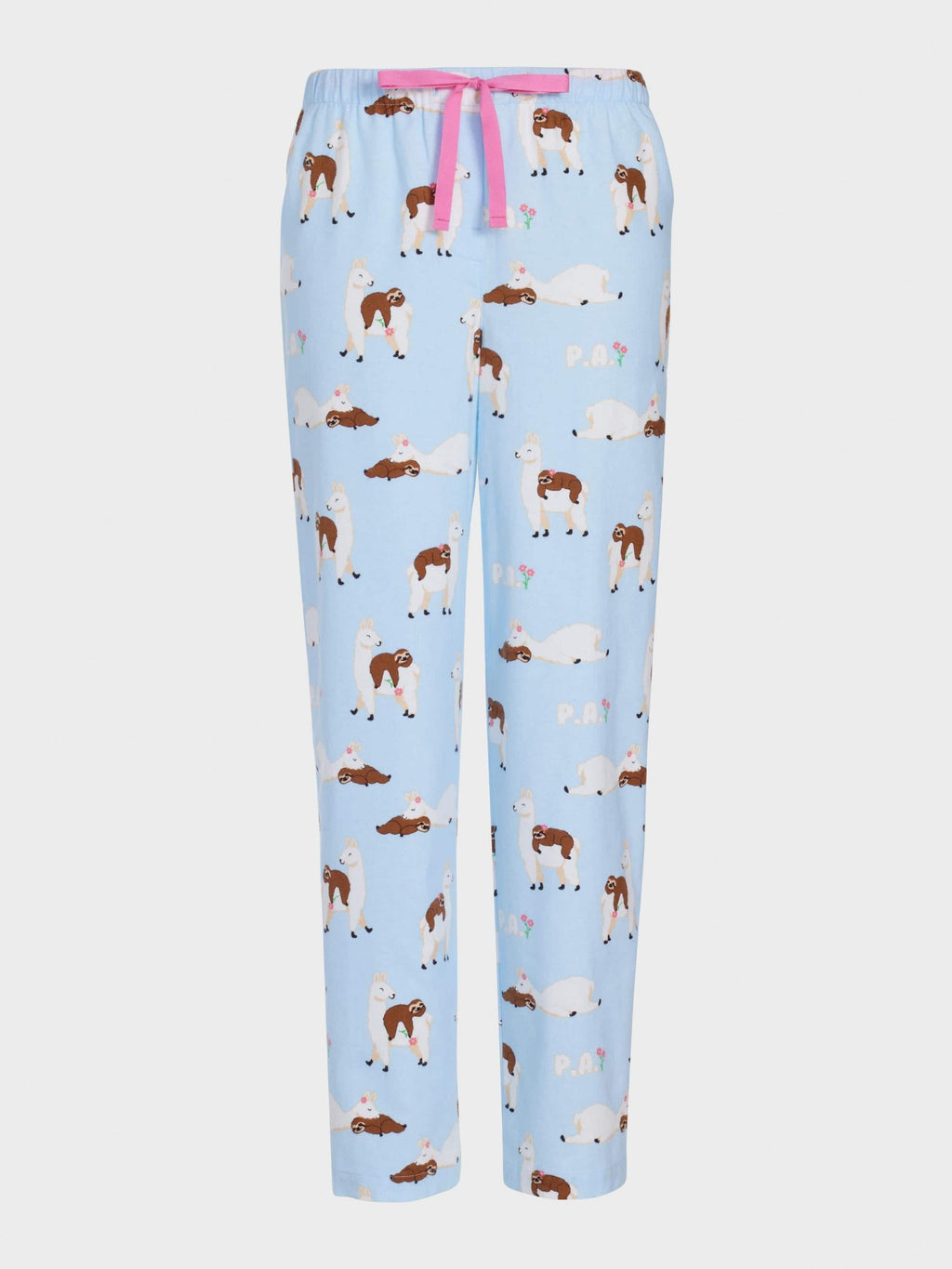 Llama Sloth Classic Flannelette Pj Pant multi