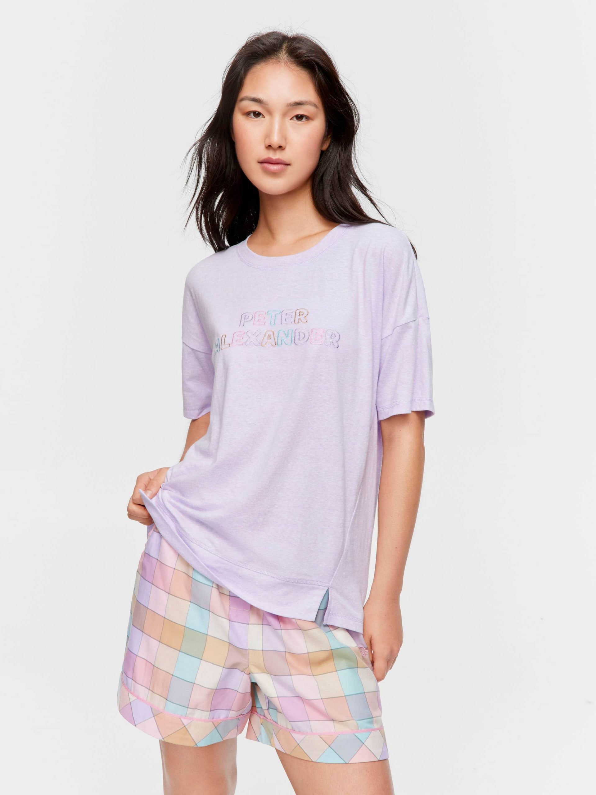 Lilac Peter Alexander Logo Tee lilac