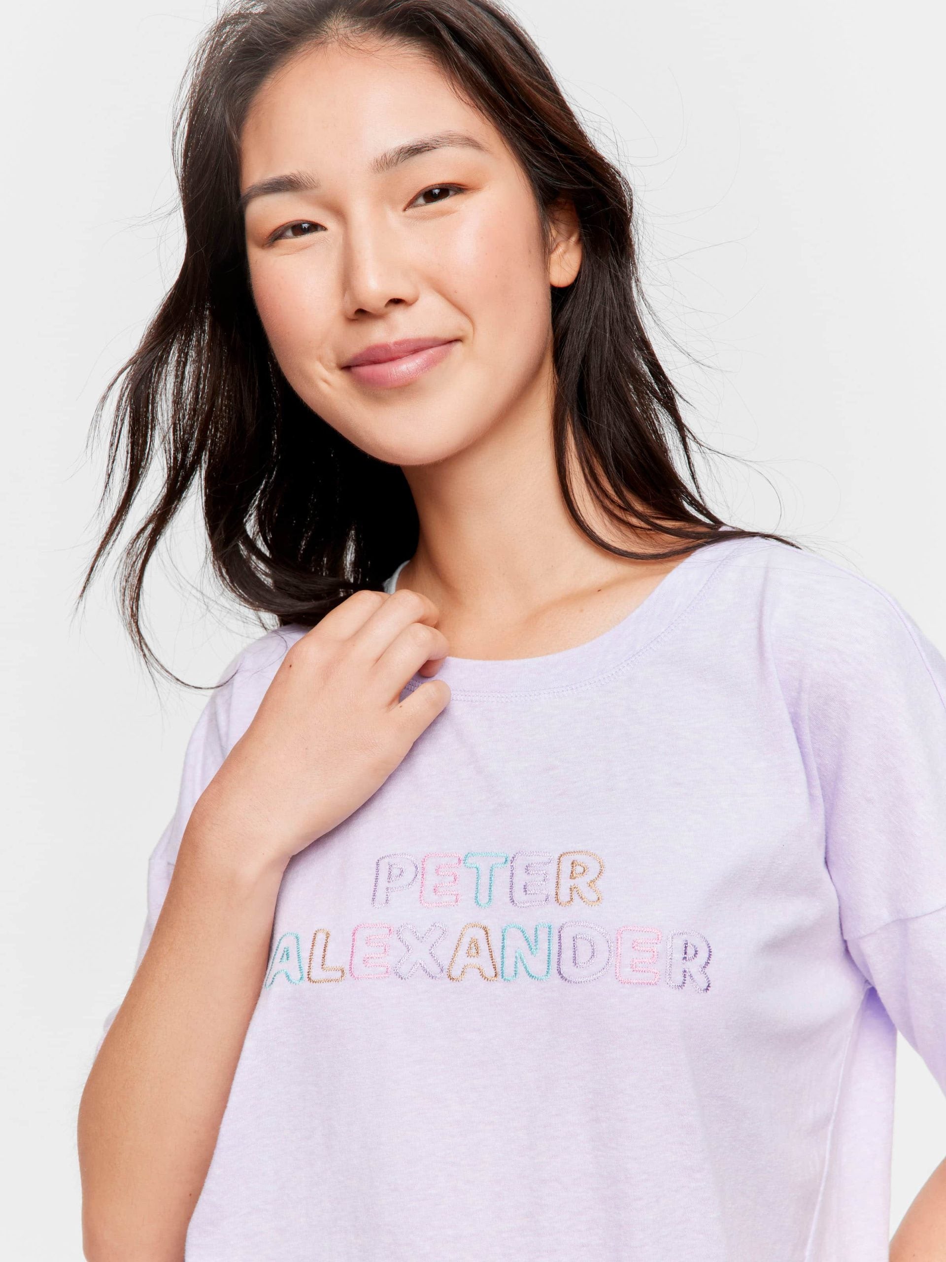 Lilac Peter Alexander Logo Tee lilac