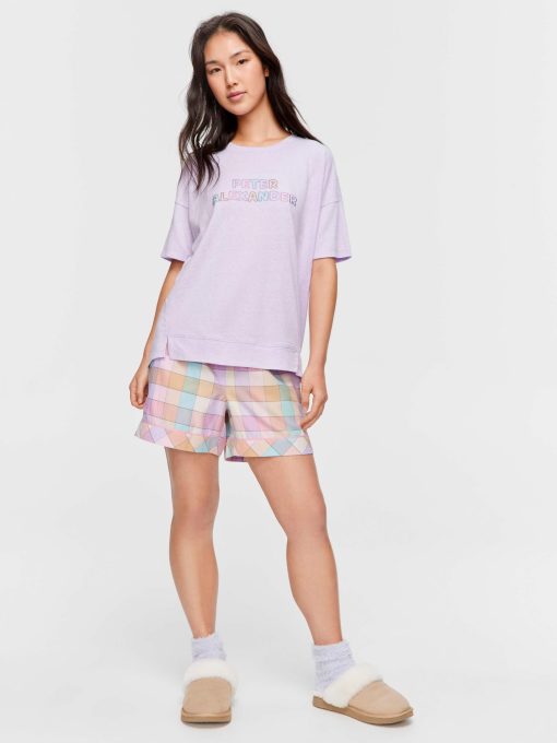 Lilac Peter Alexander Logo Tee lilac