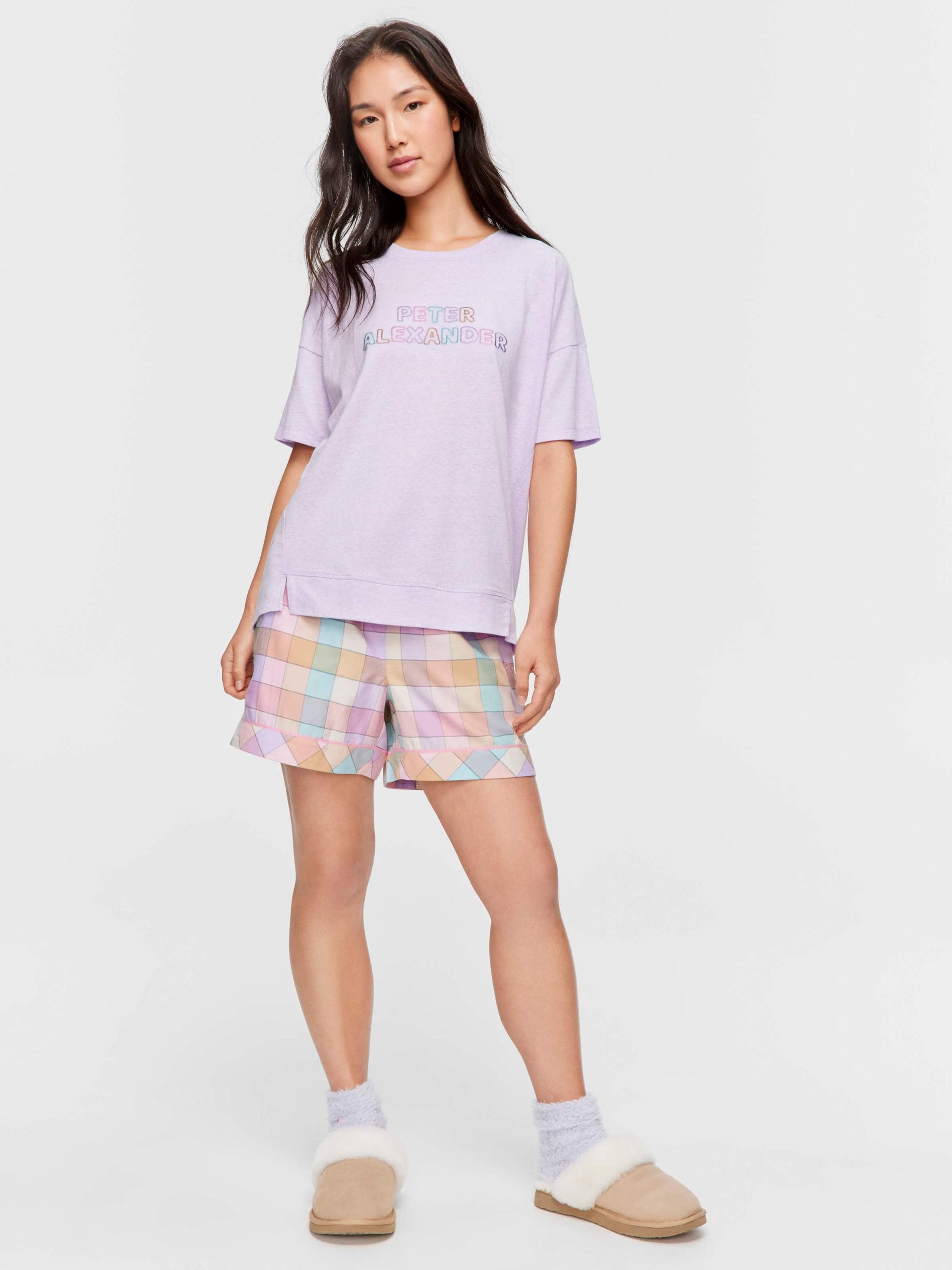 Lilac Peter Alexander Logo Tee lilac