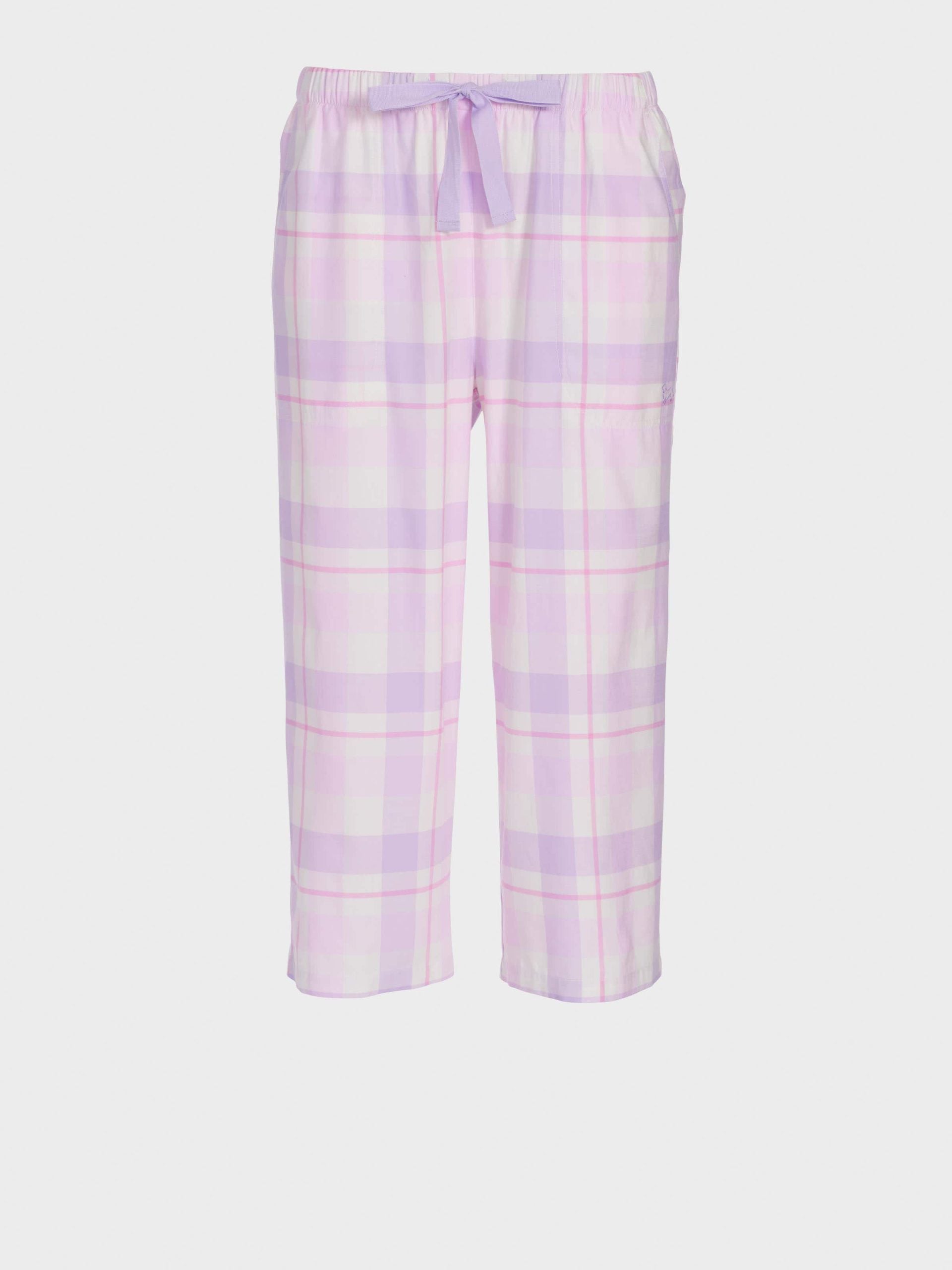 Lilac Check 3/4 Pj Pant multi
