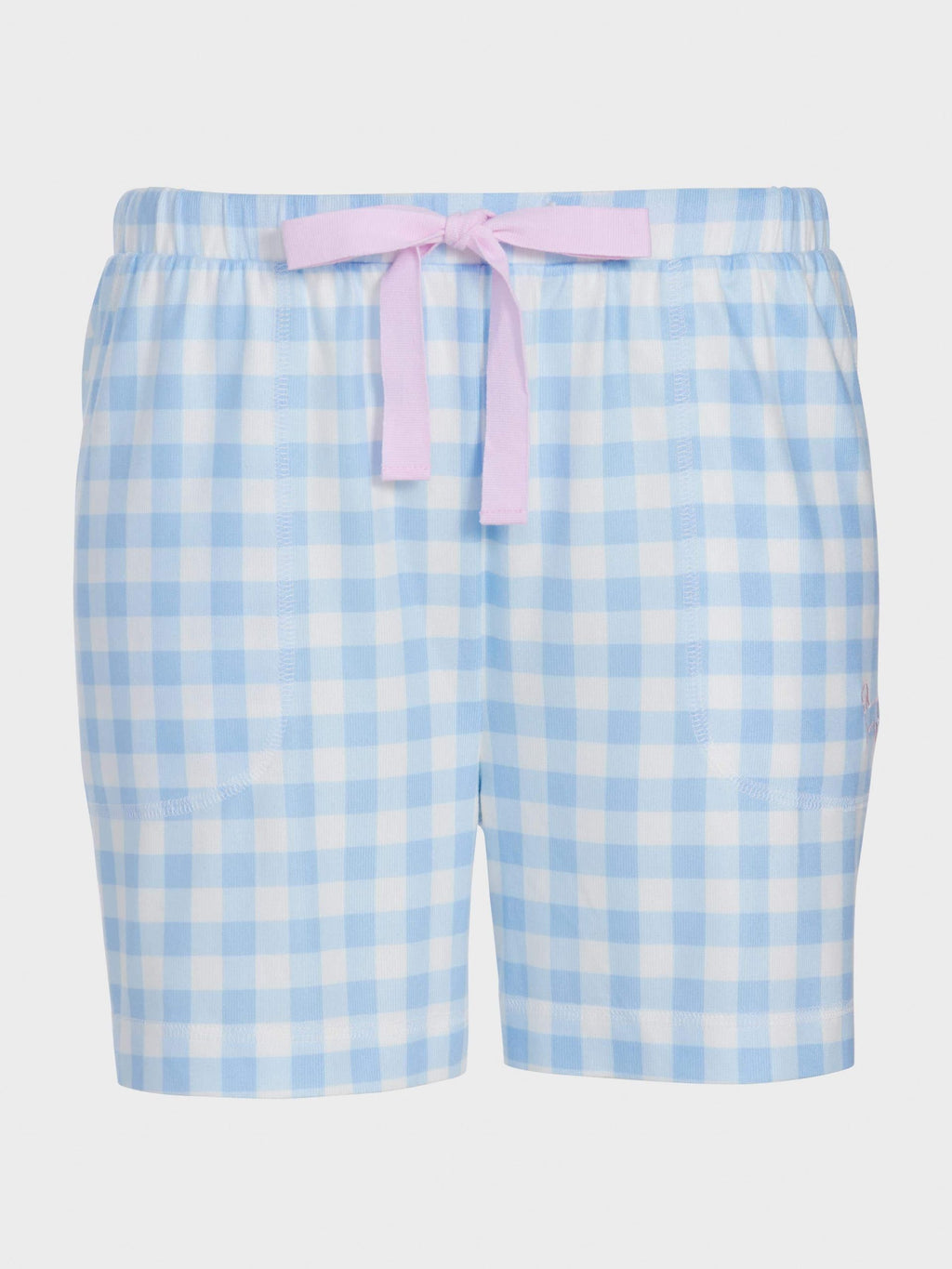 Gingham Plush Long Short multi