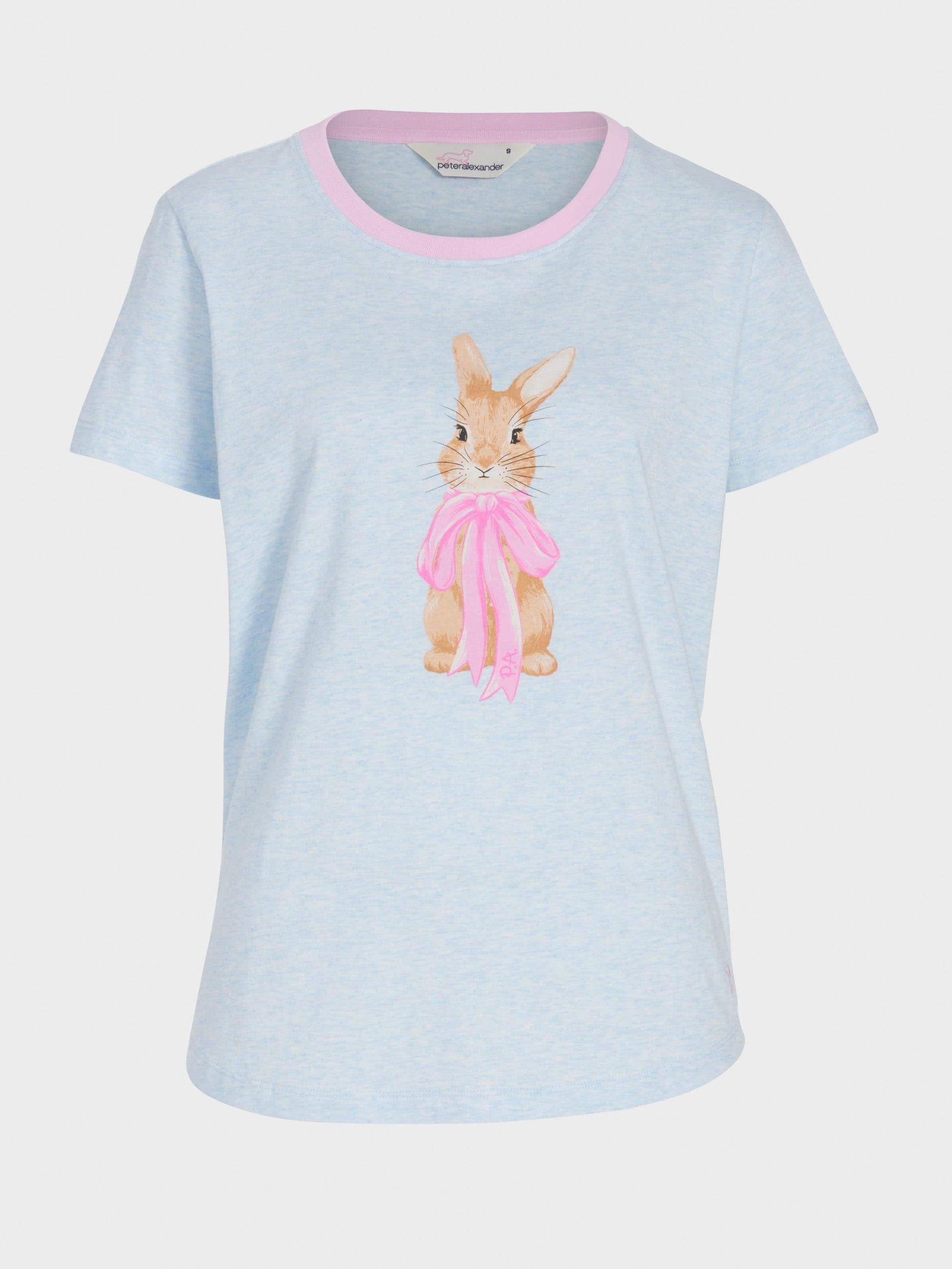 Bow Bunny Tee paleblue