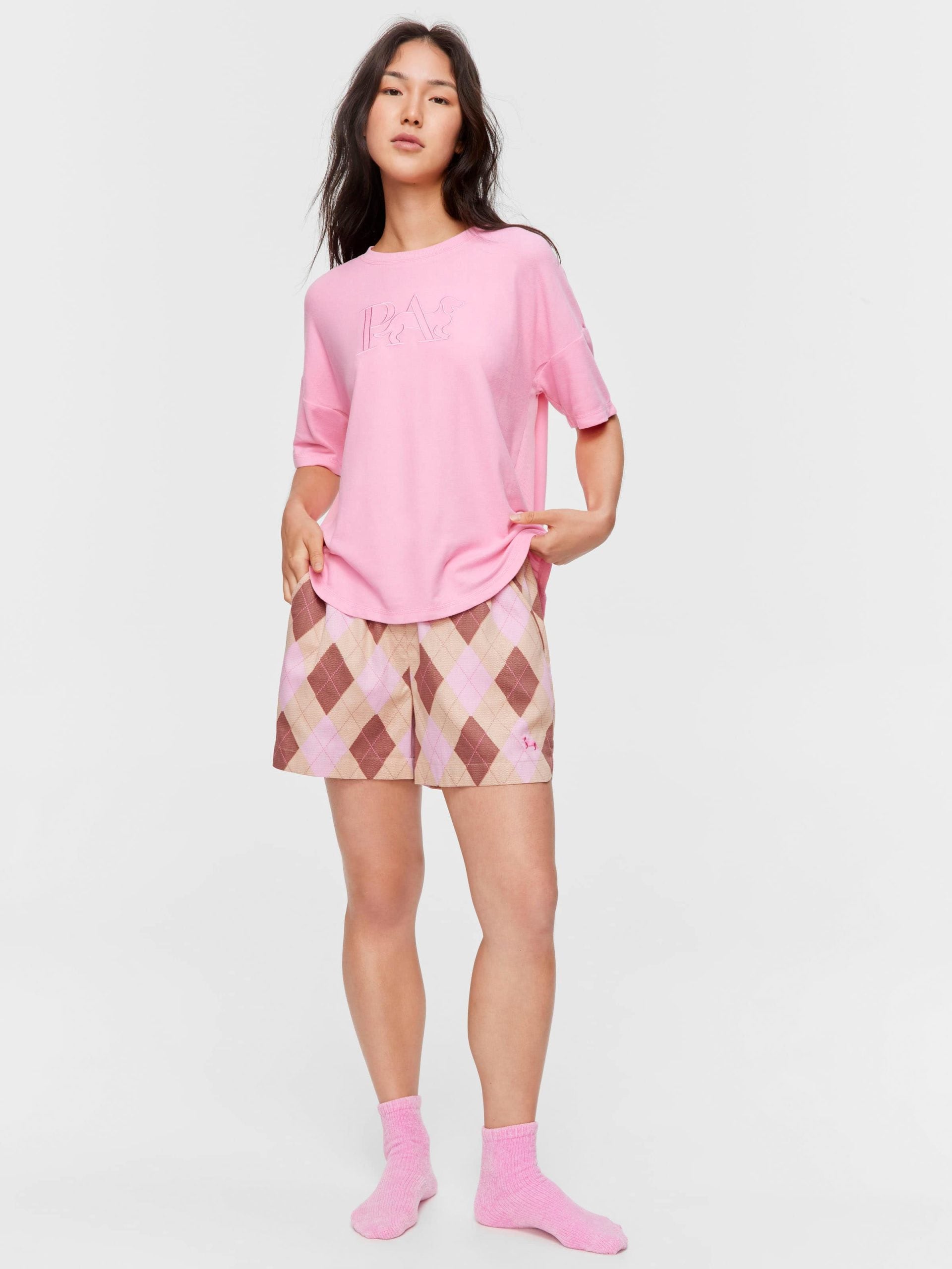 Pink Plush P.A. Tee pink