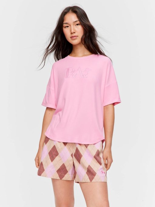 Pink Plush P.A. Tee pink