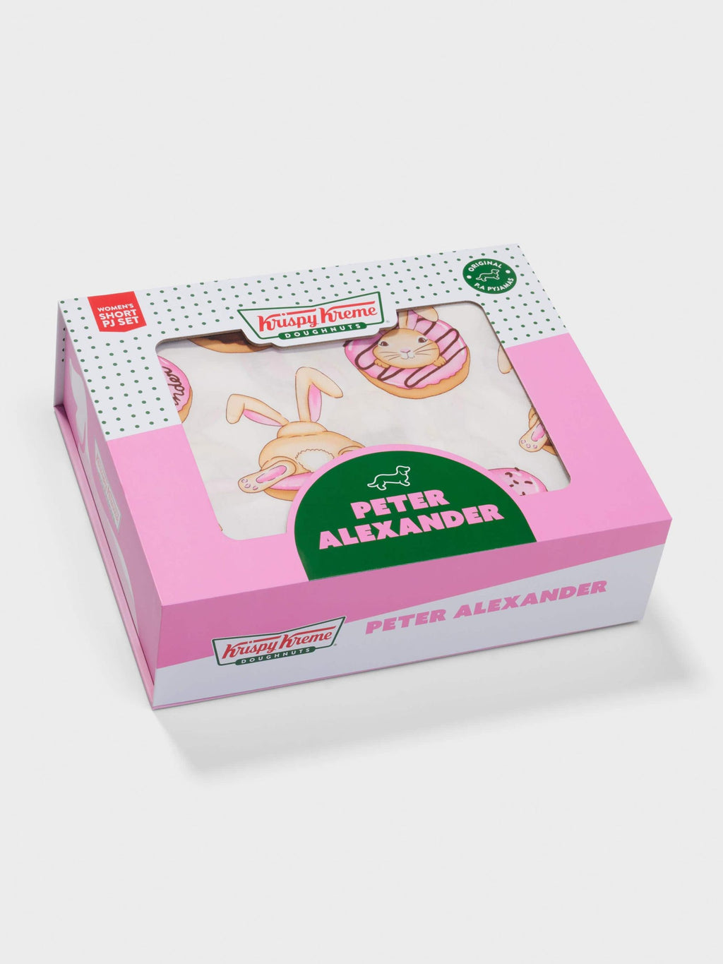 Krispy Kreme Pink Bunnies Shortie Pj Set multi