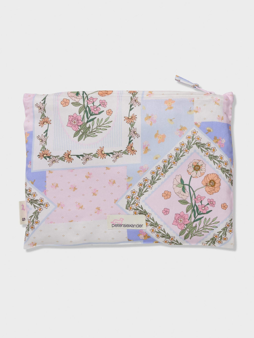 Floral Scarf Short Sleeve & 3/4 Pant Pj Set multi