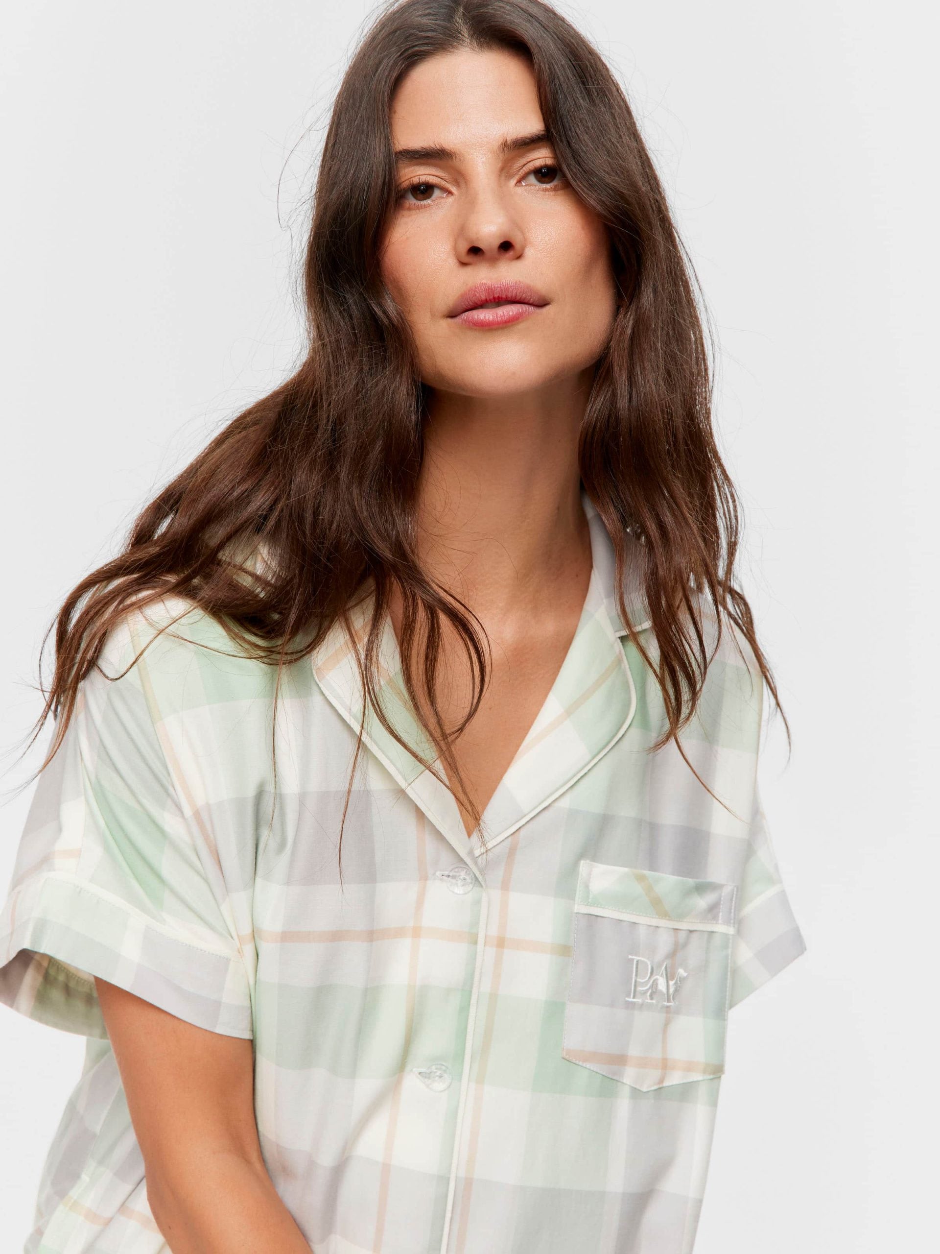 Mint Check Nightshirt multi