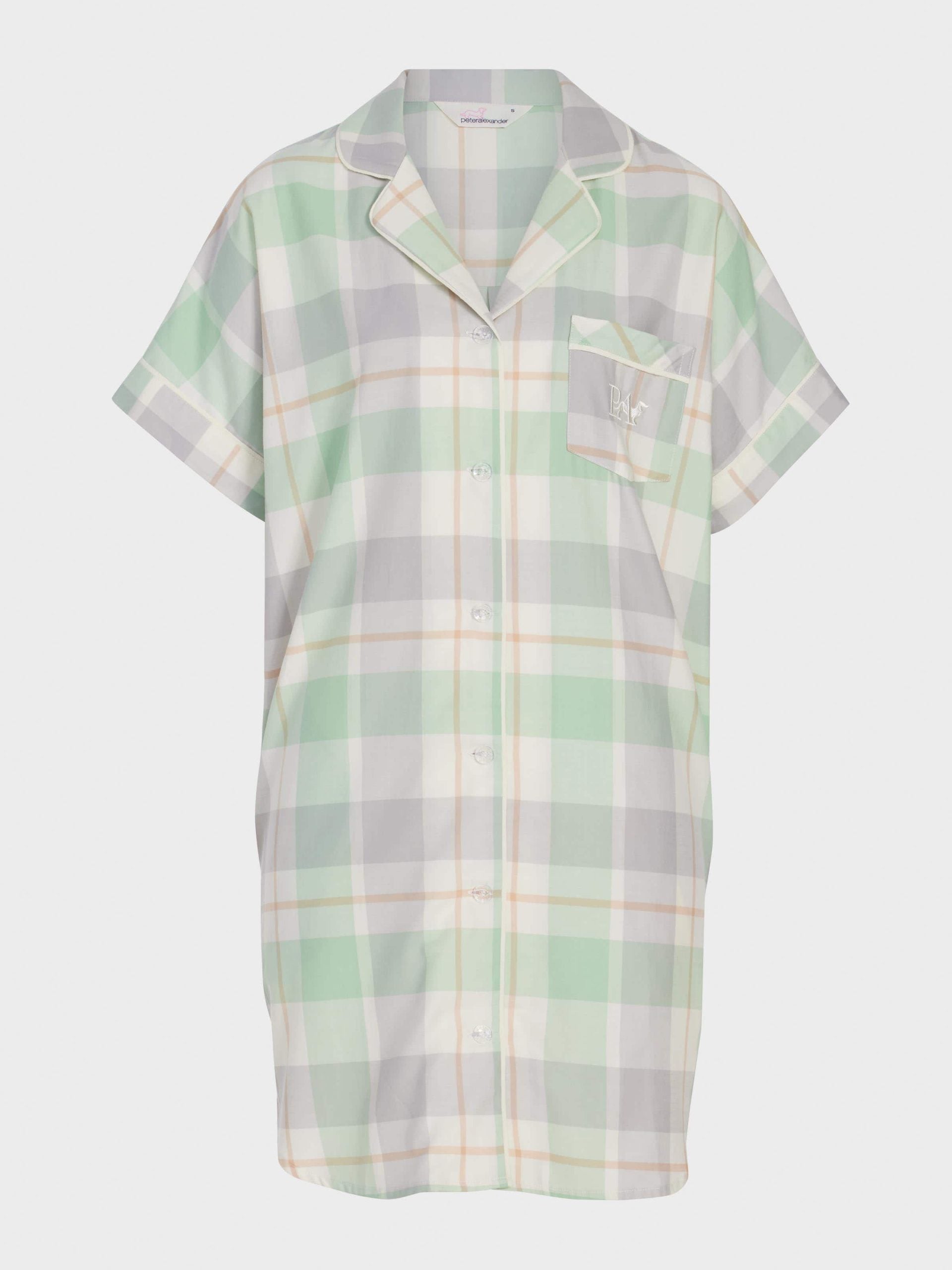 Mint Check Nightshirt multi
