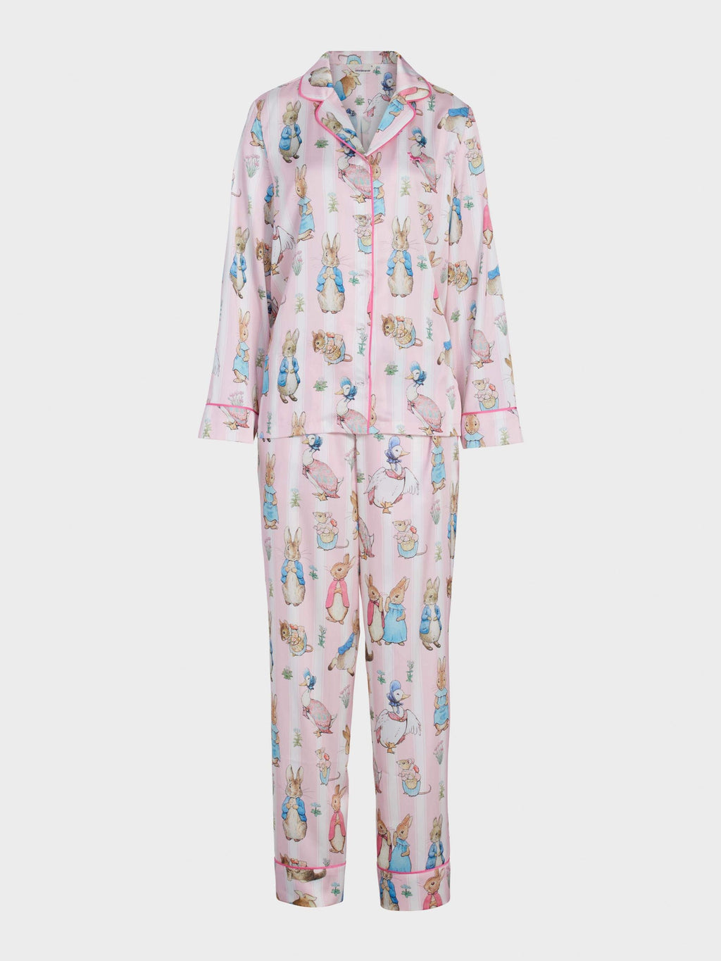 Peter Rabbit Satin Long Sleeve Pj Set multi