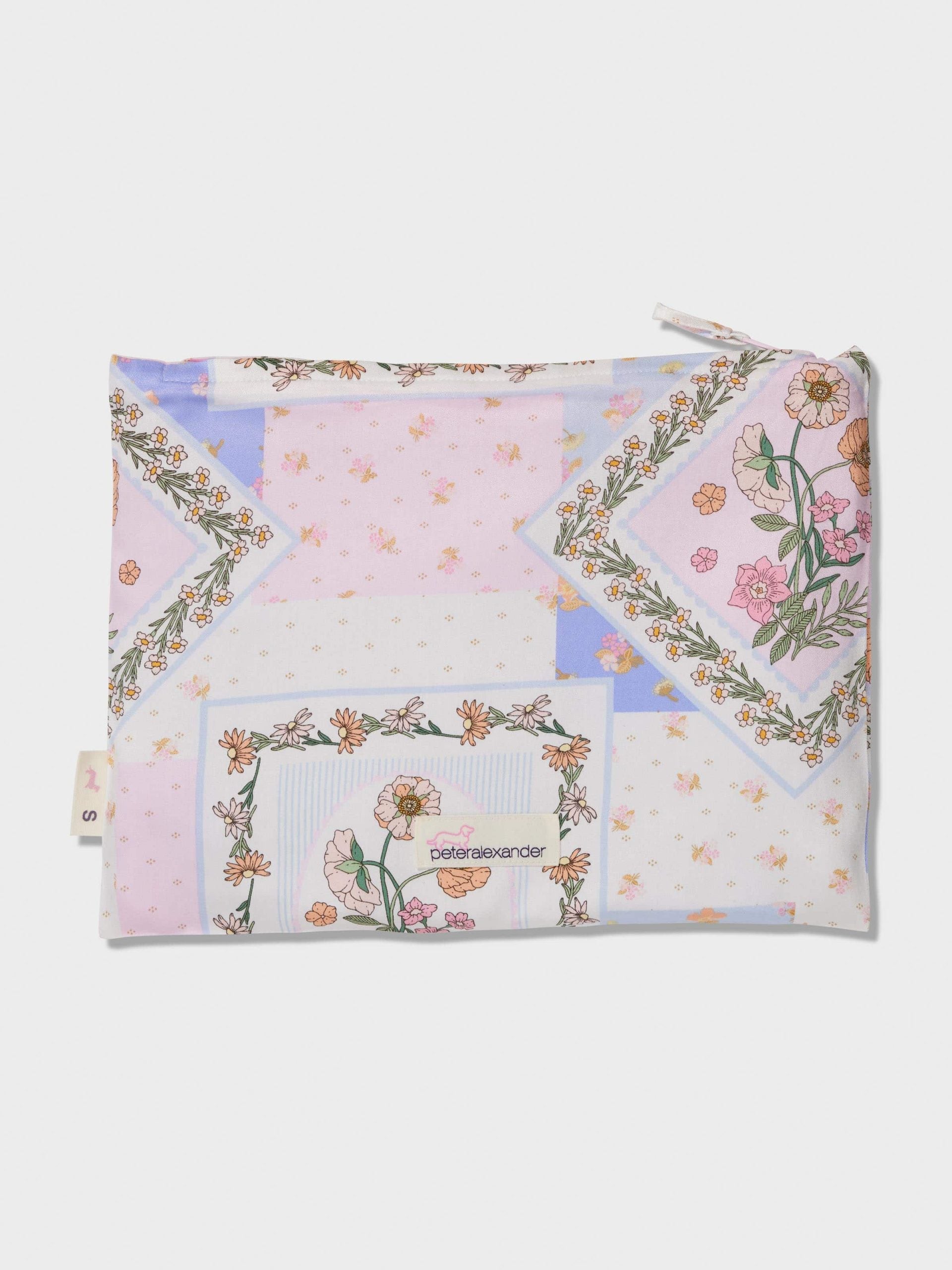 Floral Scarf Print Long Pj Set multi